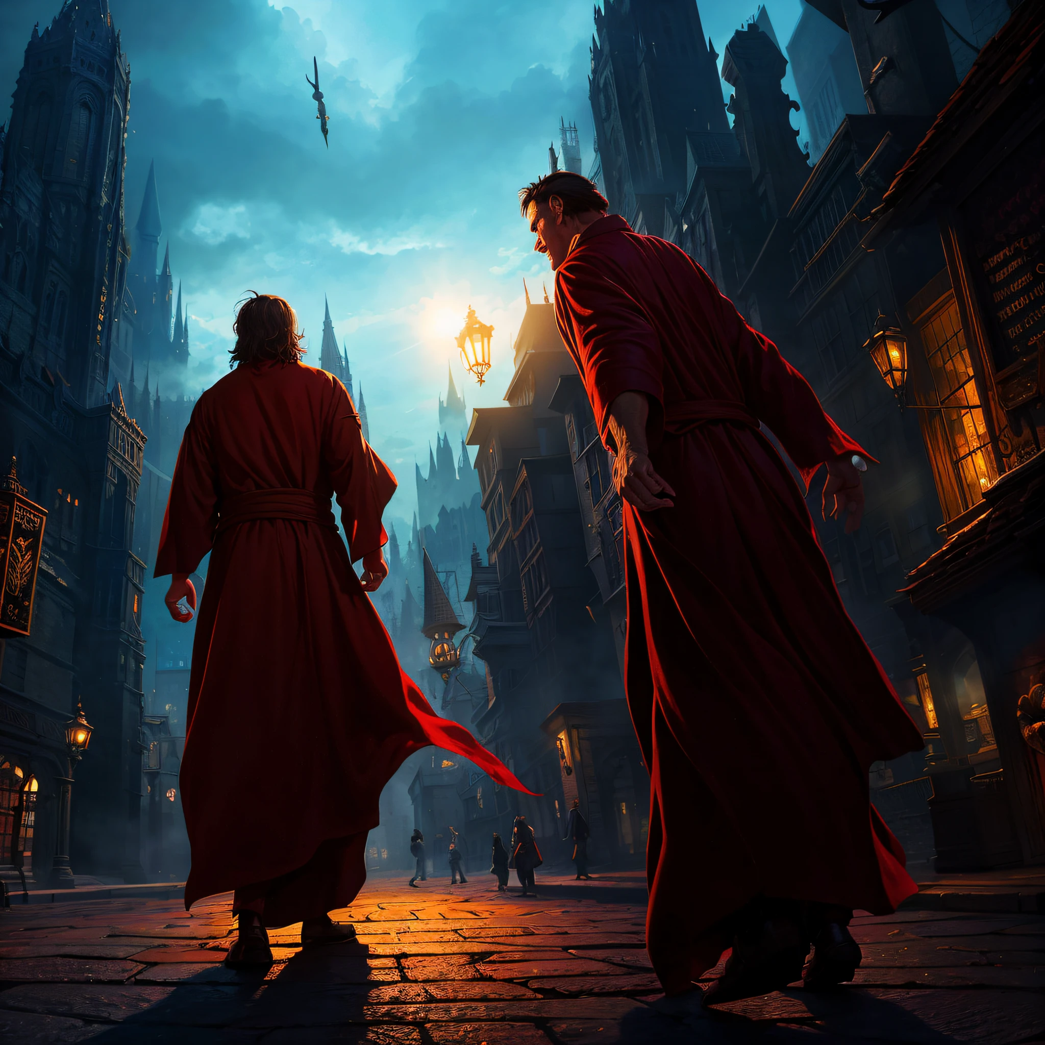 harry potter and the sorcerers, andreas rocha and john howe, james gurney and andreas rocha, art style of marc simonetti, style of marc simonetti, inspired by Marc Simonetti, marc simonetti. intricate, marc simonetti and jeffrey smith, jeff easley and ross tran