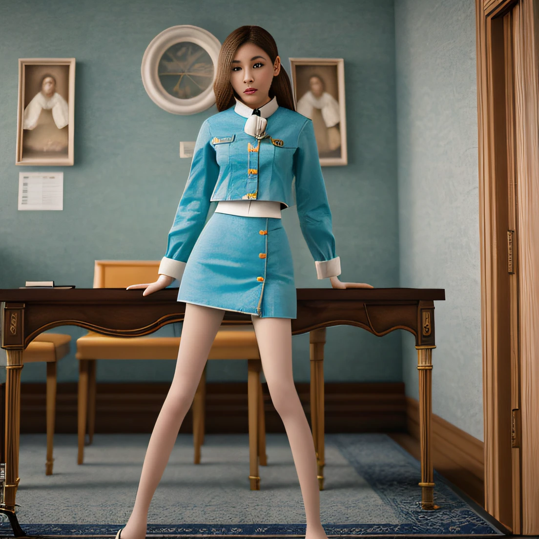 (obras primas), melhor qualidade, uma polaroid filme, (3 meninas), menina coelhinha, plano de fundo rosa, estilo ulzzang.a woman dressed as a priest in a church, ((slim, petite)), photorealistic, photo, masterpiece, realistic, realism, photorealism, high contrast, photorealistic digital art trending on Artstation 8k HD high definition detailed realistic, detailed, skin texture, hyper detailed, realistic skin texture, armature, best quality, ultra high res, (photorealistic:1.4),, high resolution, detailed, raw photo, sharp re, nikon d850 film stock photograph 4 kodak portra 400 camera f1.6 lens rich colors hyper realistic lifelike texture dramatic lighting unrealengine trending on artstation cinestill 800,