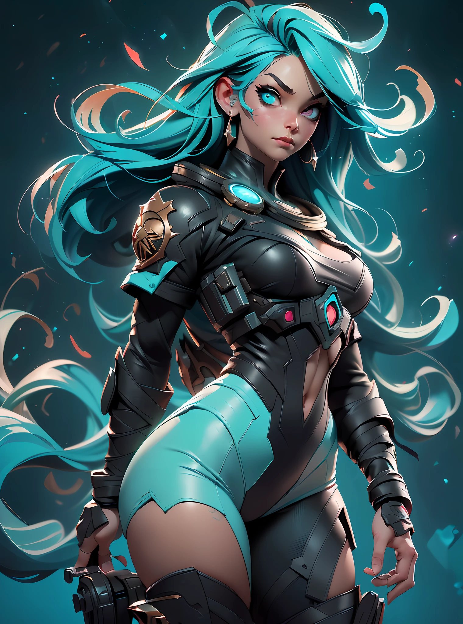solo, girl with goth colors, (fit, muscular abs), She has ((turquoise hair))
(wears black thong, red pattern:1.2), (cameltoe)
detailed eyes, She has ((turquoise hair),
(clear background:1.35), (particles ,firefly, blue glowing):1.3,
photo-realistic, realistic hands, 8k HD,
(dark shadows, wide dynamic range, hdr, low light:1.2),
by (by Thomas Benjamin Kennington), ( by Pixelsketcher), (by Bayard Wu)