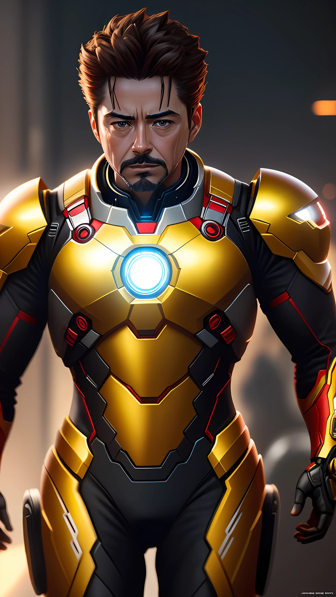 tony stark isiron man ,no helmet, photography,soft lighting, soft details, octane, artstation trending, ultra high detail, ultra realistic, cinematic,16k