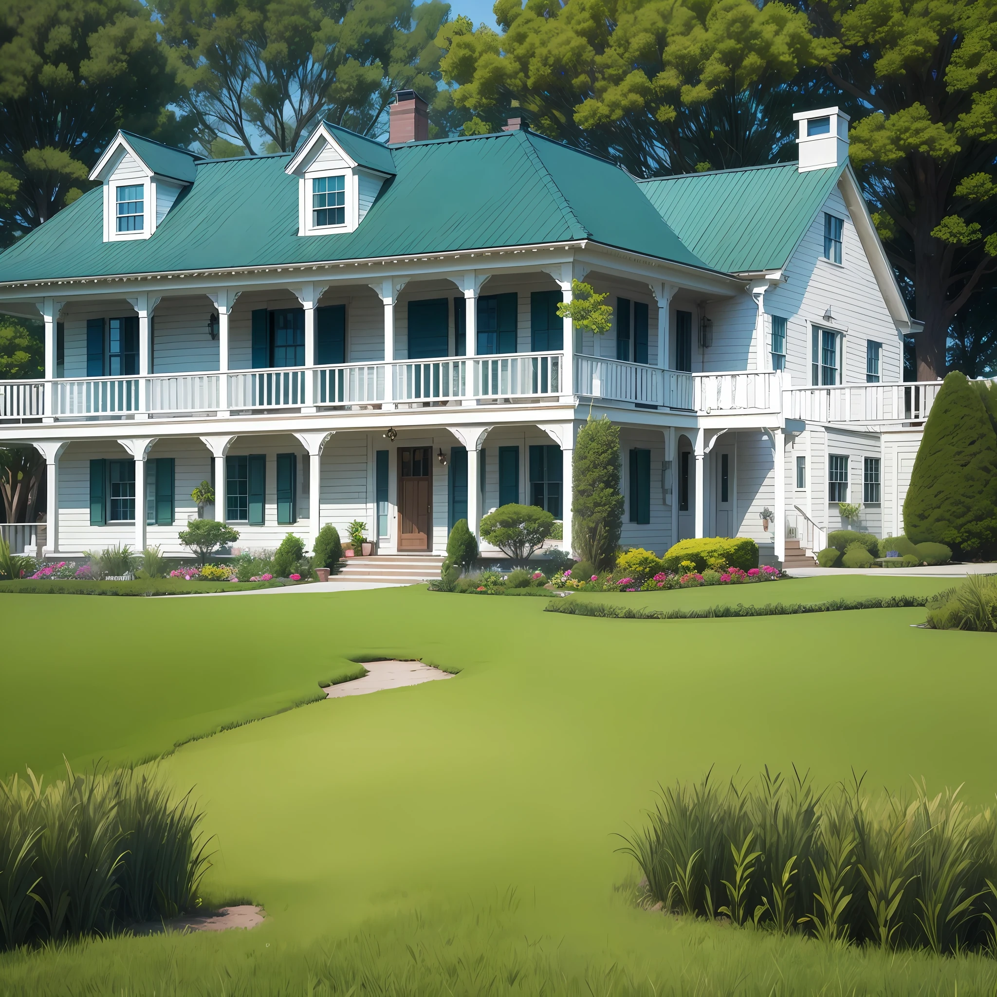 Imagine a high-quality masterpiece with the best image quality. This image is an extremely detailed 8k wallpaper, created by the CG unit. The scene depicted has a well-crafted depth of field, providing an immersive feel.
The HDR technique is used to achieve an impressive level of contrast and realism. Every detail of the image is carefully crafted, resulting in an intricate, high-detail representation.
In the center of the scene is the white beach house with the colonial clay roof, as mentioned earlier. The house is photorealistic, conveying the feeling of being present in the real scene. Intricate details, such as the textures of the roof and the painting of the house, are accurately represented.
The green grass around the house is represented with richness of detail, with nuances and textures that reflect reality. The delicate fence that surrounds the terrain is shown accurately, with its green details highlighted.
In summary, the image is a masterpiece of high quality, with the best resolution and extreme detail. It features a photorealistic representation of the beach house in the middle of the green grass, with all the elements mentioned earlier --auto --s2