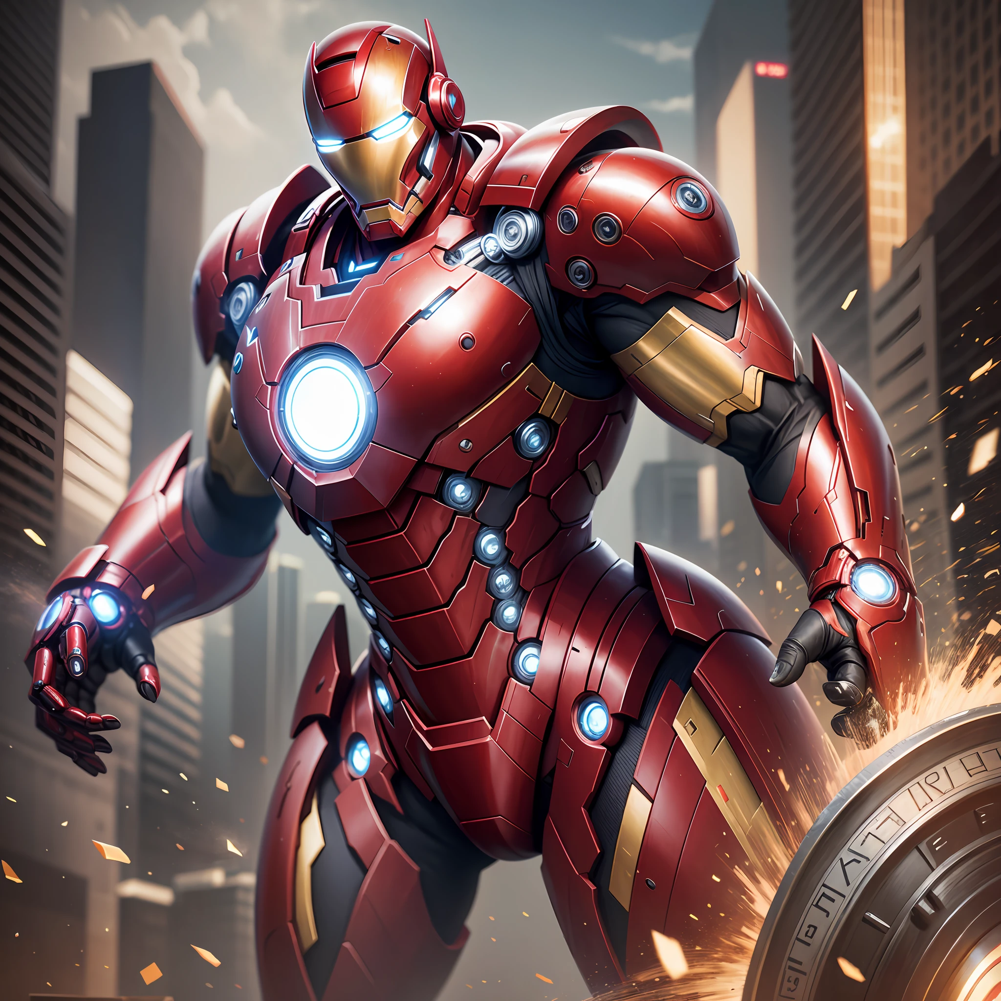black hair, Surrealism, 8k, super detail, Iron Man looking forward --auto --s2