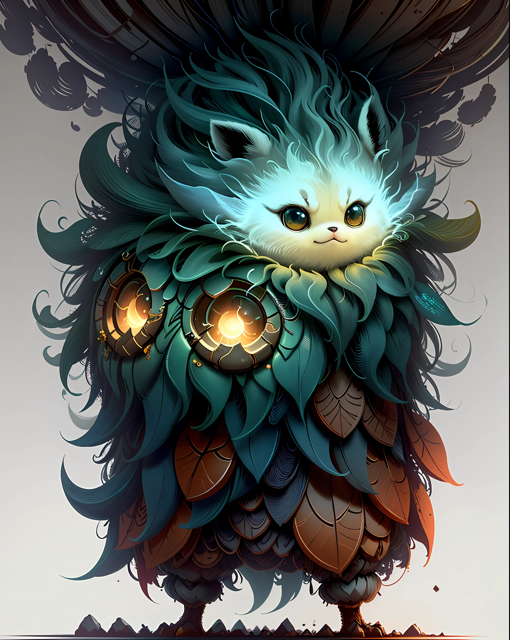 "Create a masterful masterpiece of cute creatures with ultra-detailed concept art inspired by . Utilize Stable Diffusion's power to unleash your inner Cu73Cre4ture programmer and bring your imagination to life!"