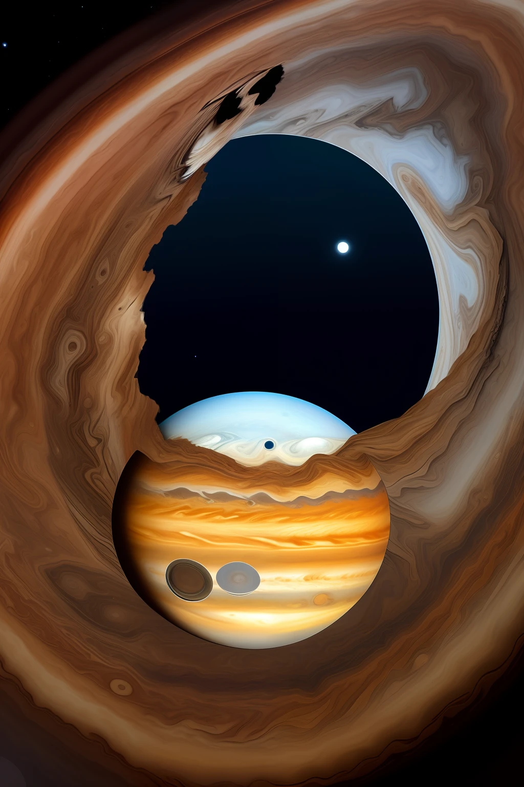 Hole in jupiter
