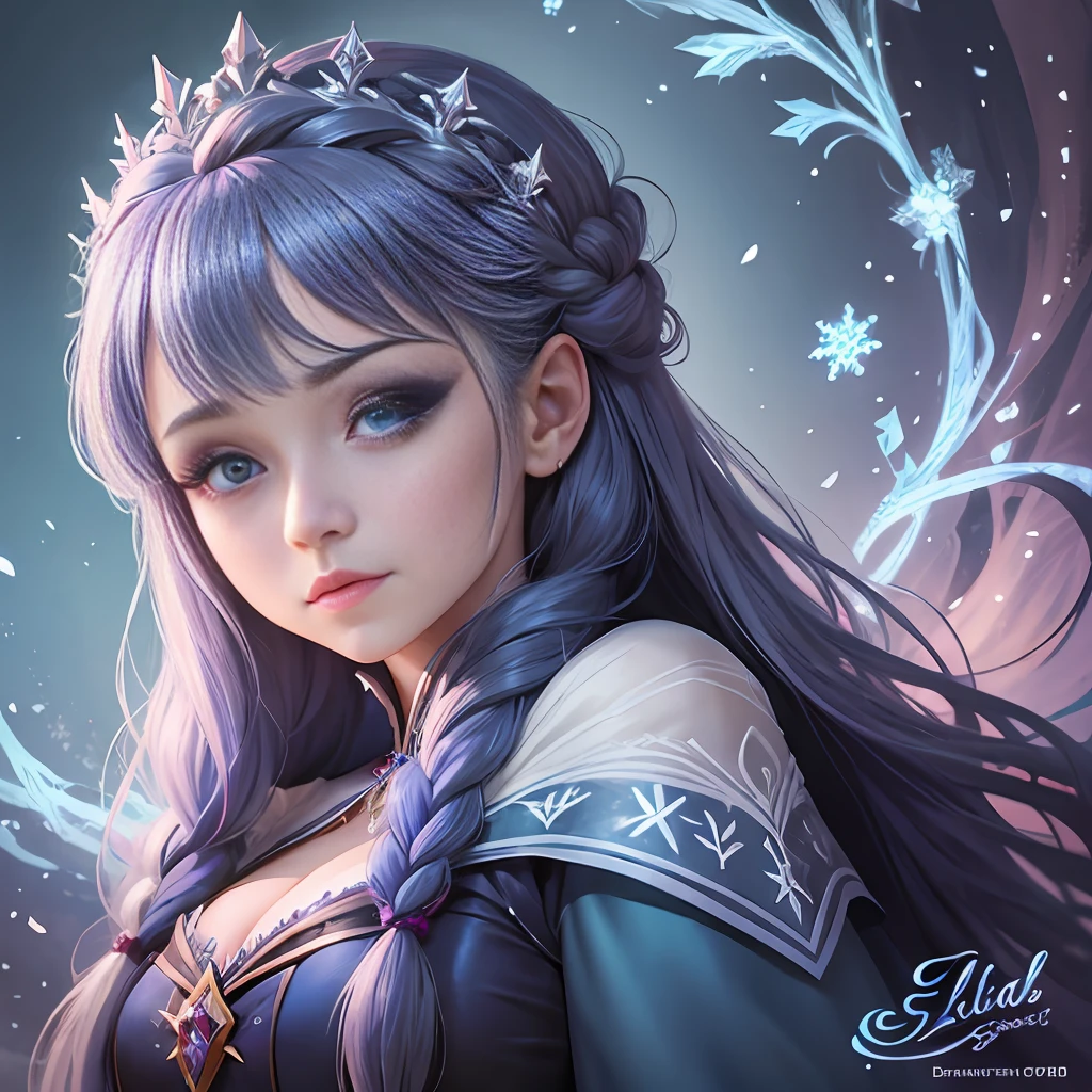 Elza from frozen drawing --auto --s2