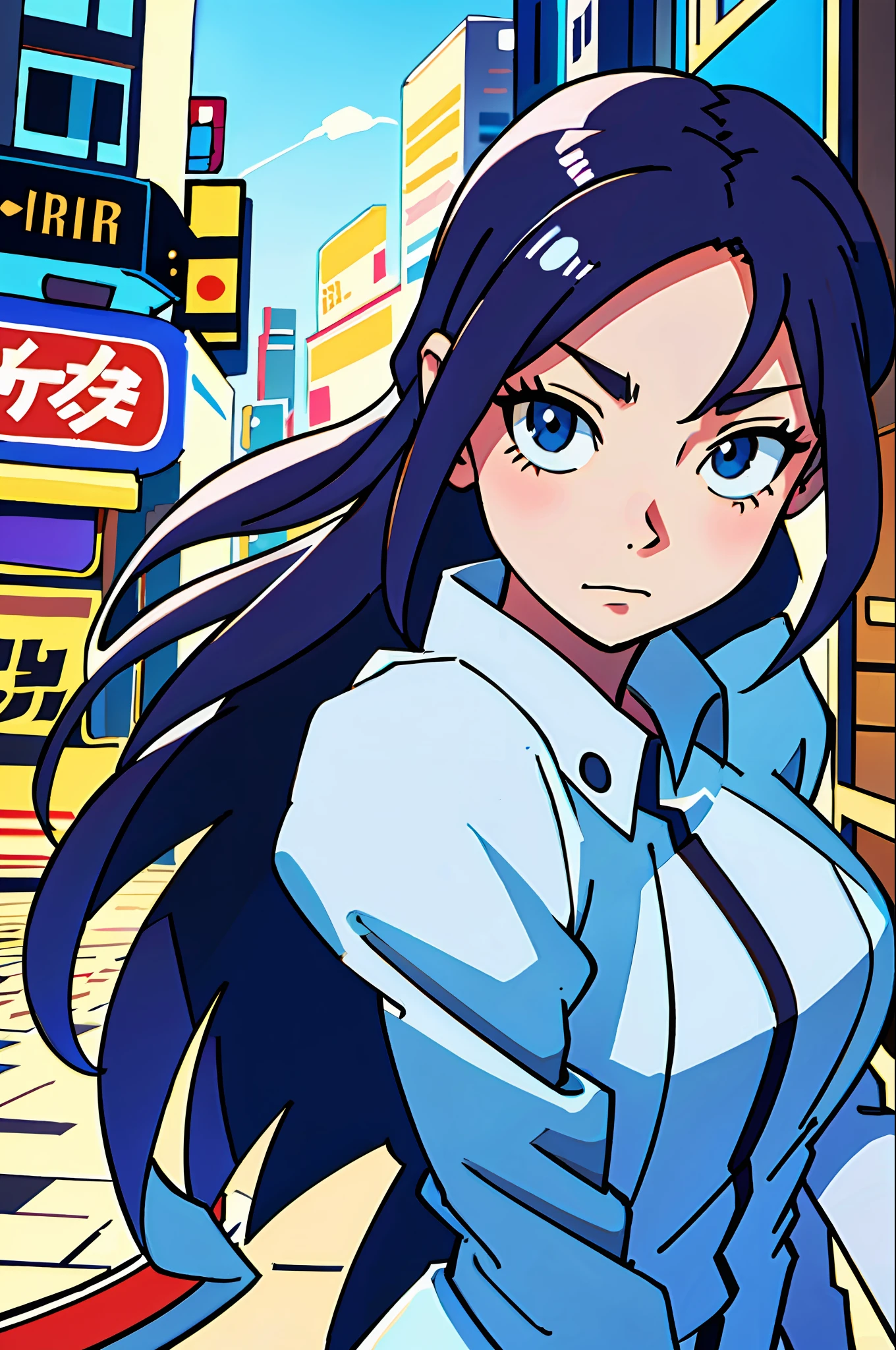 (best-quality:0.8),
(best-quality:0.8), perfect anime illustration, extreme closeup portrait of a pretty woman walking through the city
