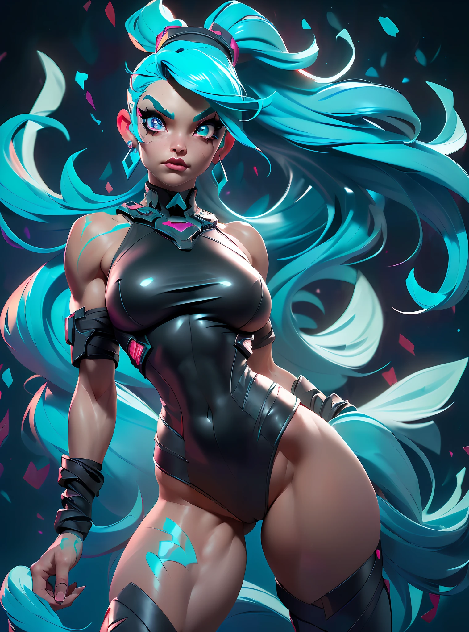 solo, girl with goth colors, (fit, muscular abs), She has ((turquoise hair))
 (wears black thong, red pattern:1.2), (cameltoe)
detailed eyes, She has ((turquoise hair), 
(clear background:1.35), (particles ,firefly, blue glowing):1.3, 
photo-realistic, realistic hands, 8k HD,
(dark shadows, wide dynamic range, hdr, low light:1.2),