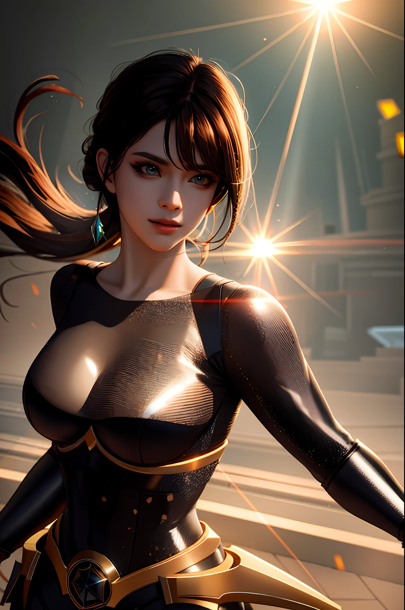 masterpiece, best quality, high quality, High definition, High quality texture, High quality shadow, high detail, realistic, Cinematic Light, sidelighting, Lens Flare, Ray tracing, sharp focus,