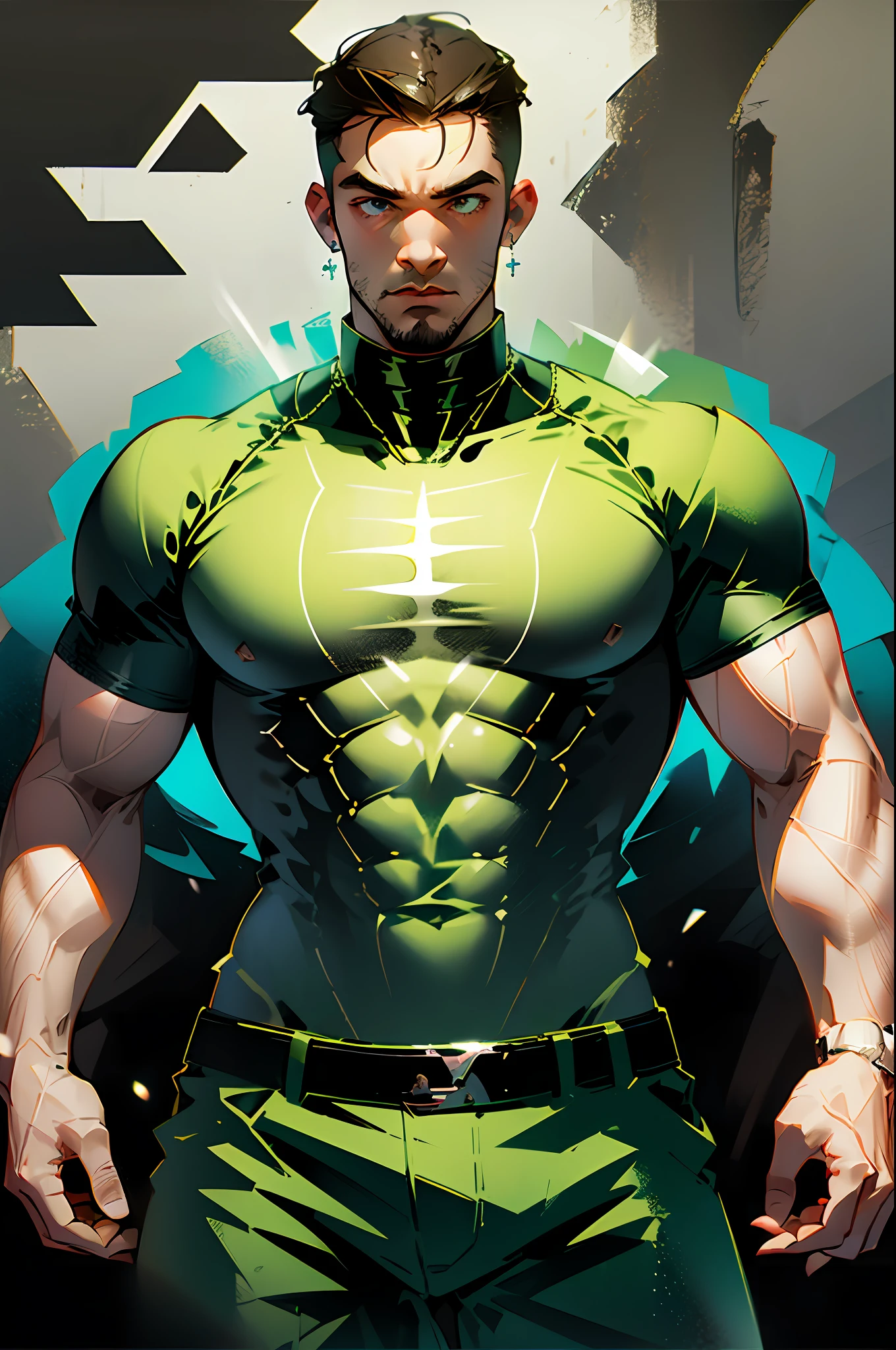 Homem musculoso, ultra realisa, real --auto --s2