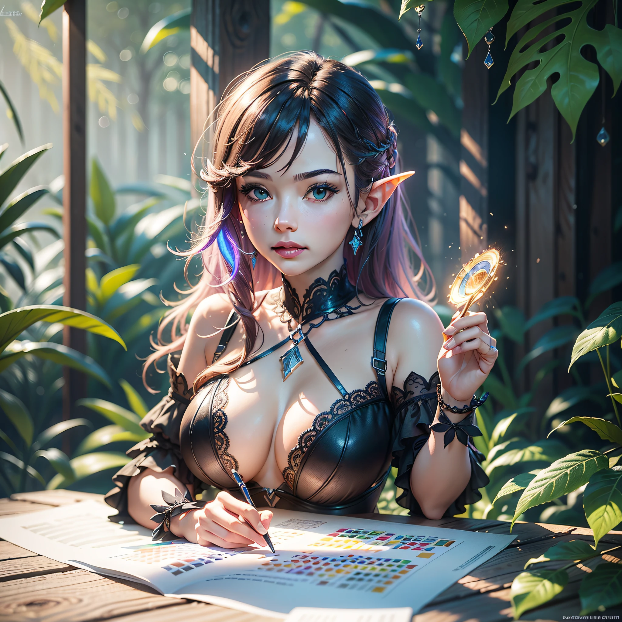 Masterpiece, best quality, (very detailed CG unified 8k wallpaper), dynamic lighting, (charming dark forest night elves), poorly lit forest, meadow, bathed in dark and ethereal light, highlighting every intricate detail, adding dreamy quality to the scene, mysterious times, dreamy details, rainy weather, mysterious, warm and friendly atmosphere, atmospheric dust, underground scattering, light tracing, depth of field, Bokeh, Vivid Colors, Hard Lighting Similar to Cinema, Realistic Shadows, Beautiful Bright Details, Film, Octane Rendering, Light Tracing, Concept Art, Reality, Unreal Engine 5-->>ZbdayaXXX is inviting you to register and use SeaArt's AI drawing software, which will help you express your artistic creativity in an easy and uncomplicated way. Click on the link to sign up and earn a reward!
https://www.seaart.ai/s/03zXP1