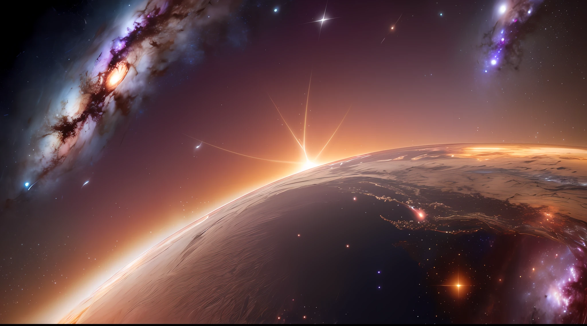 ((master)), ((best quality)), ultra-detailed CG unity 8k wallpaper, incredibly delicate and beautiful illustration, floating, high resolution, dynamic, ((1girl)), brown eyes, brown hair, astronaut cat, dark black background, stellar space, large white luminescent stars, a huge black hole in the background, colorful planets floating in a cosmic maelstrom.
