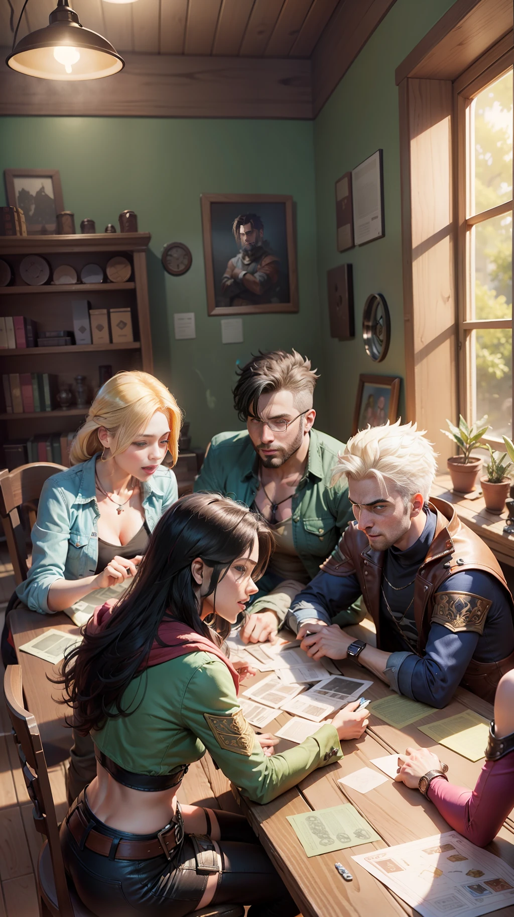Friends playing tabletop RPG --auto --s2
