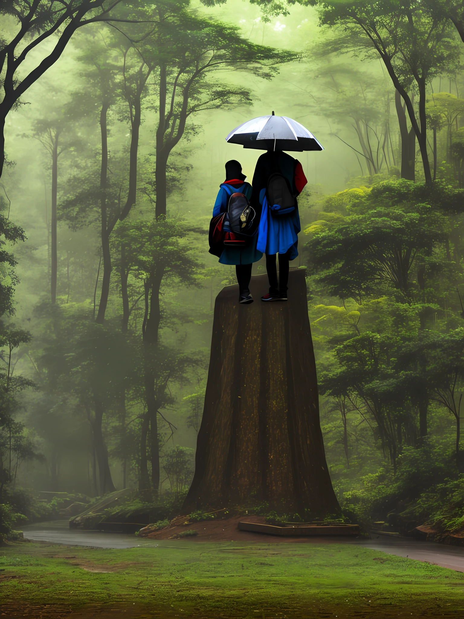 A fantasy journey of 350 kilometers of heavy rain