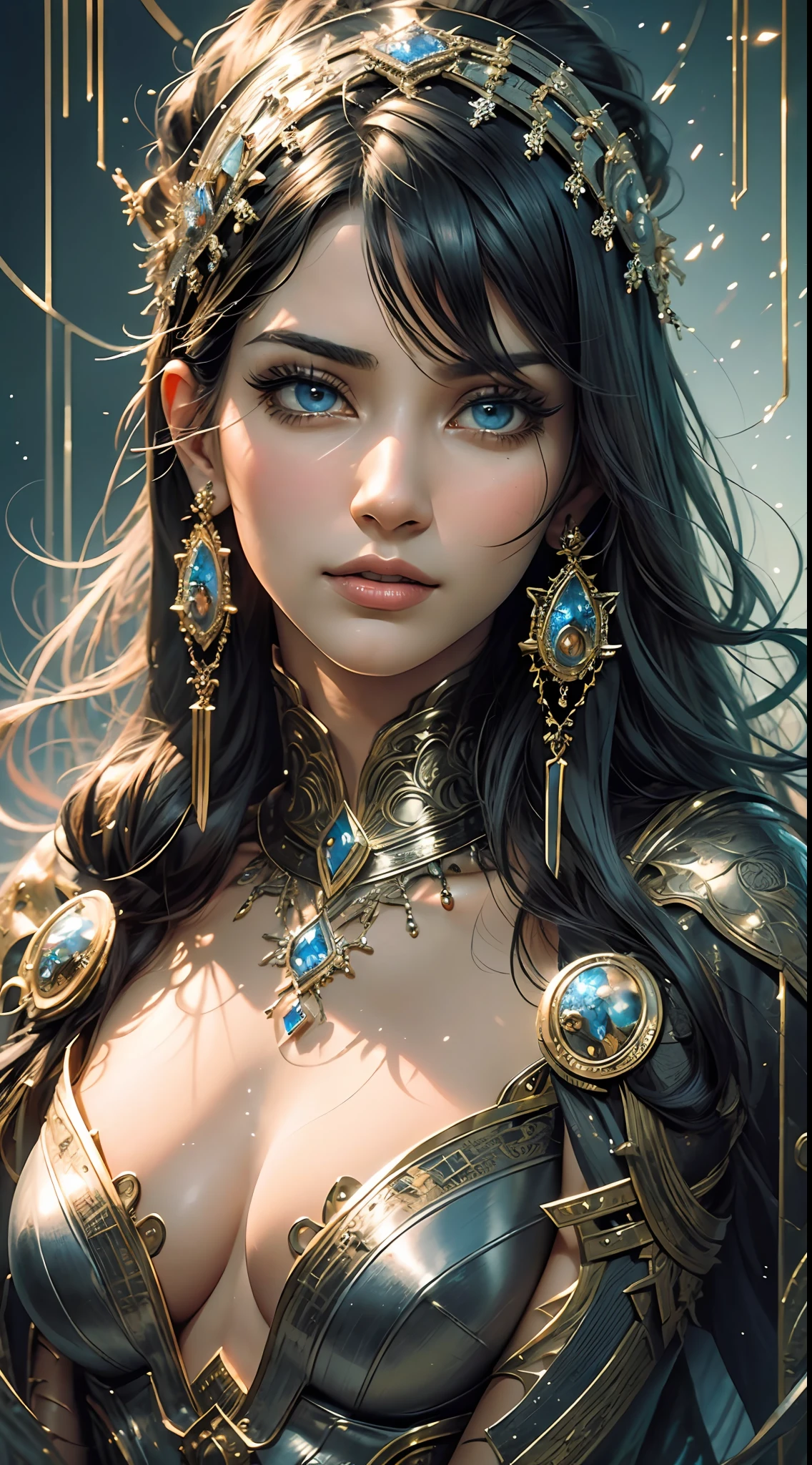 (masterpiece), high quality, ultra-realistic, hyper detailed CG character creation, (ah201), stunningly beautiful, highly detailed face, Swedish-Arabian fusion, ideal facial features, perfect eyes, short black hair, smooth skin, slender and graceful body. --auto --s2