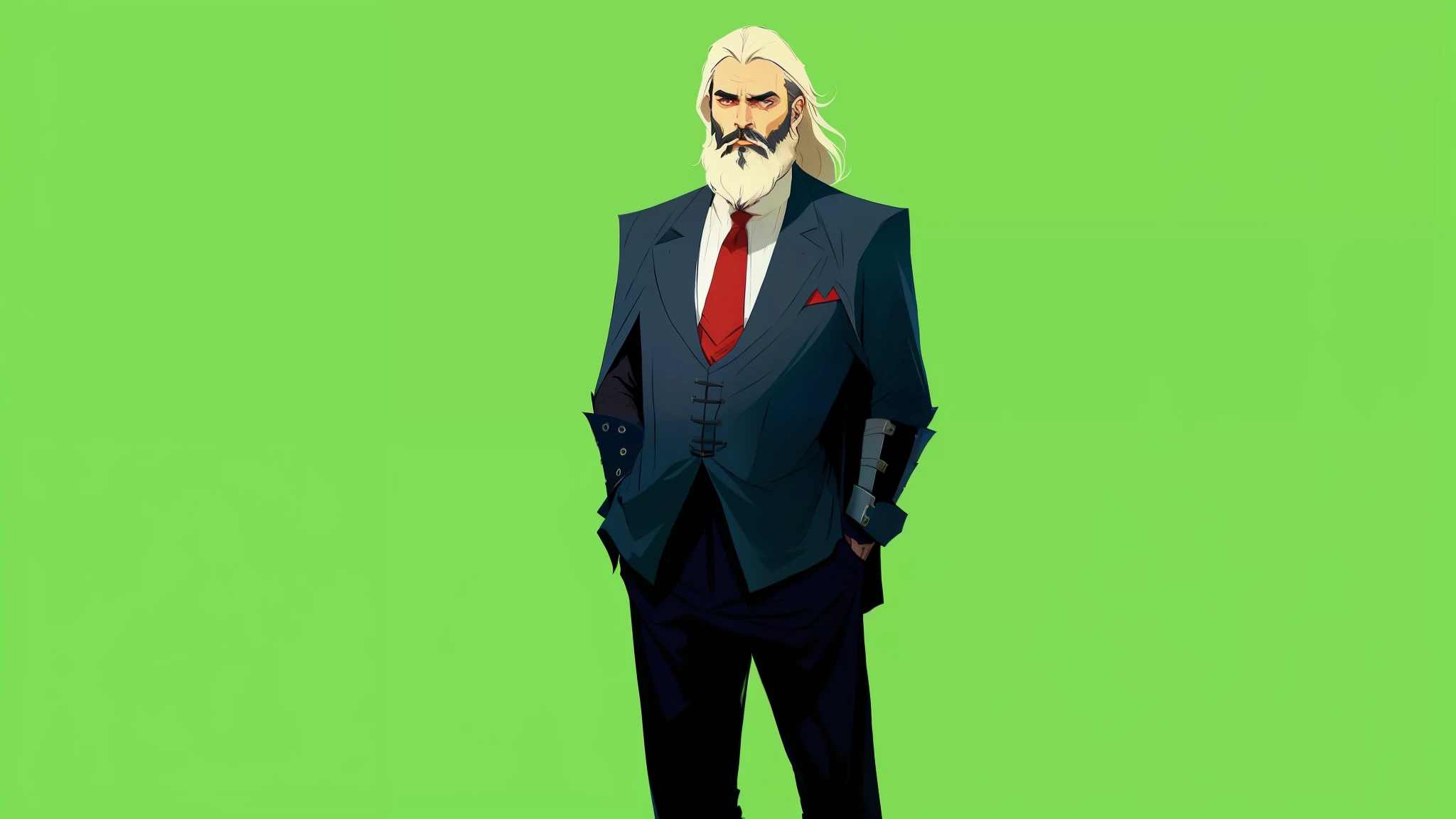 there is a man with a beard and a cape standing in front of a building, portrait of bedouin d&d, inspired by Johannes Helgeson, character art closeup, concept art of a monk, picture of a male cleric, character concept art portrait, rpg portrait concept art, closeup portrait of an mage, painted by andreas rocha, character portrait closeup