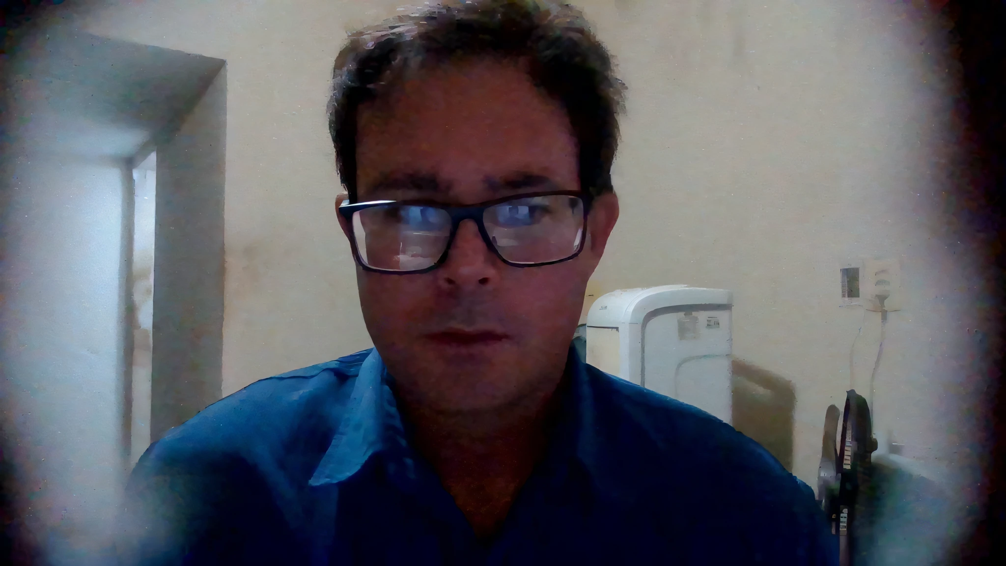 there is a man with glasses looking at his reflection in a mirror, david rios ferreira, icaro carvalho, about 3 5 years old, profile picture, profile image, ignacio fernandez rios, profile pic, uploaded, ignacio fernández ríos, miguel iglesias, andres rios, carmelo blandino, avatar image, 4 0 years old man