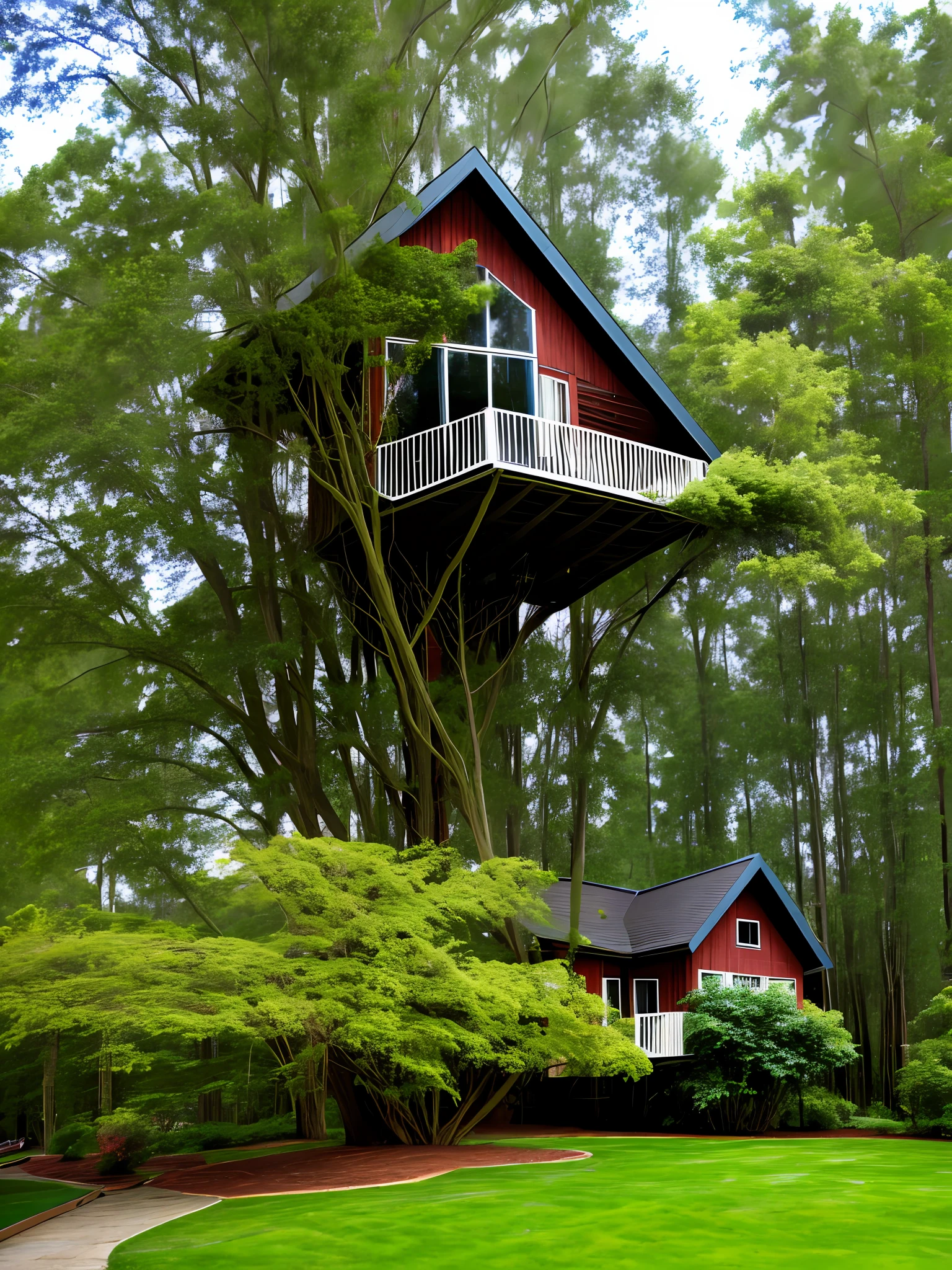 Houses grow out of trees