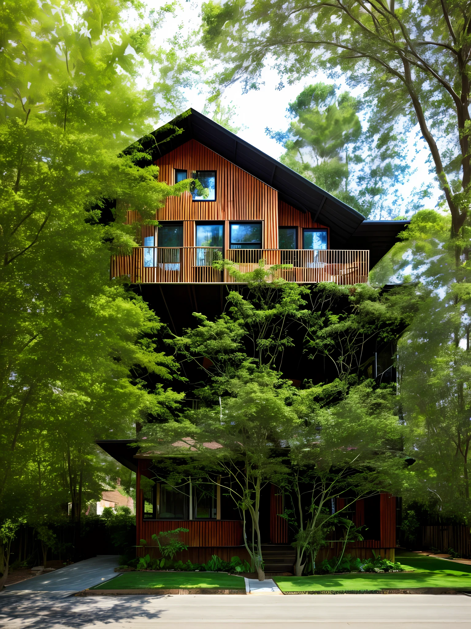 Houses grow out of trees