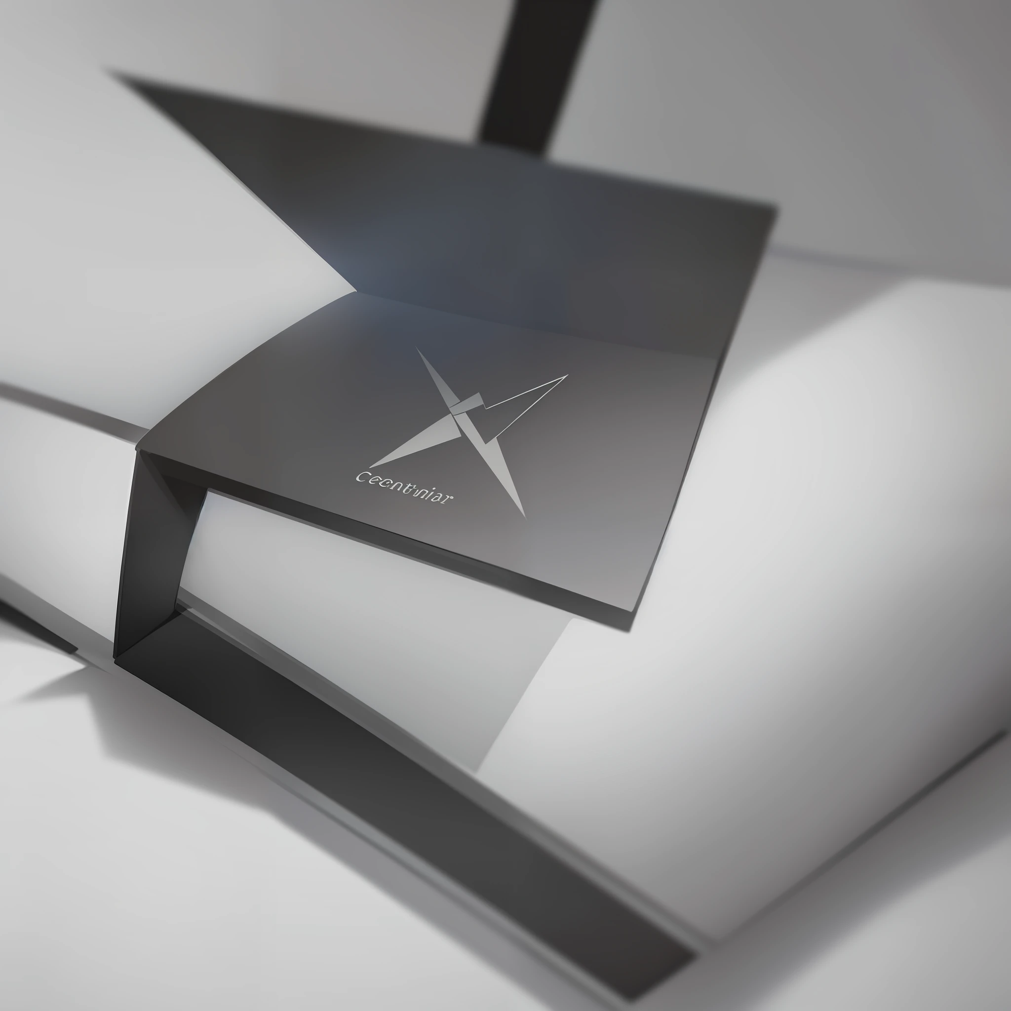 Make 2d minimalistic logo for investment company named “CENTAURUS STALLER”, ((logo drawn on paper:1.30))