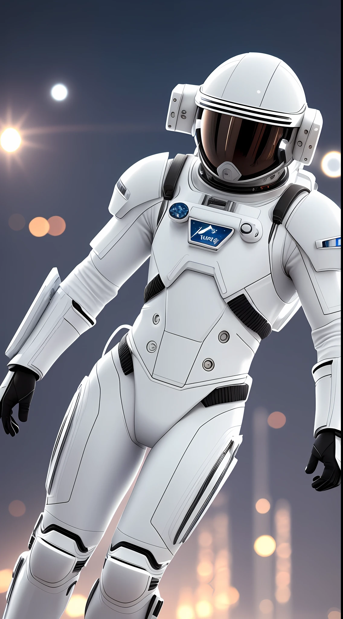 astronaut in white futuristic technological suit, 3d, snowy background, white spaceship in background, white technological helmet, no face, highly detailed, snow white background, predominant white color, futuristic, technology, intricately detailed, fine details, detailed body , hyperdetailed, full body, soft diffused lighting, depth of field, full body, intricate, high detail, sharp focus, full body + ultra, realistic , detailed, ultra realistic details, cinematic Clear Light style + full body, 8k, rendering, ultra detailed, side light, sunlight beauty, clear light --auto --s2