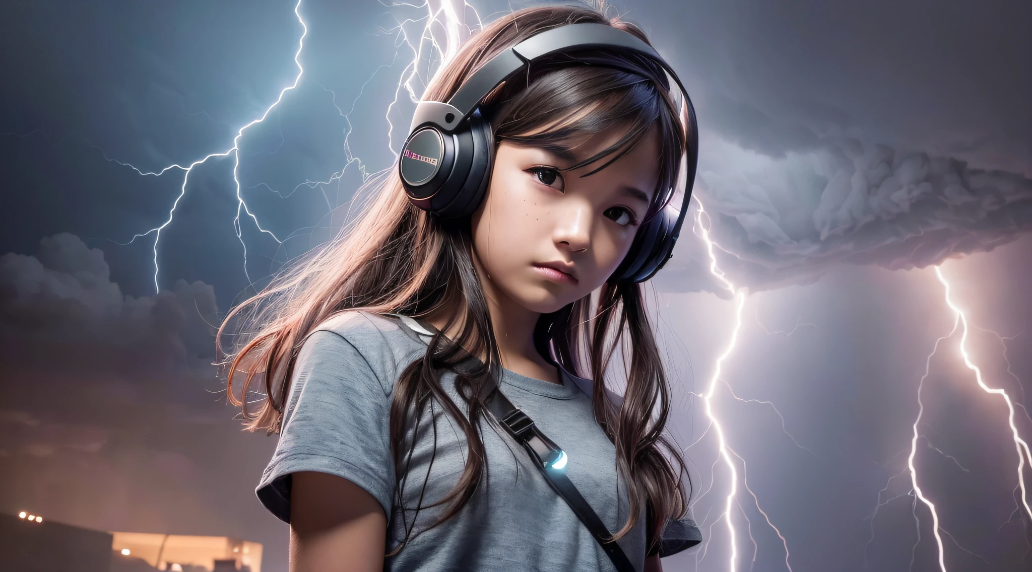 a 14 YEAR OLD GIRL Of headphones, lightning, with thunderstorms, thunderstorms, with lightning, crackling with lightning, lightning storms, thunderstorms, lightning storms, lightning!!!, effects of lightning, severe weather storms, electrical storm, lightning storm, detailed lighting and thunder, during a storm, in a lighting storm, thunderstorm, dark storms with lightning --auto --s2