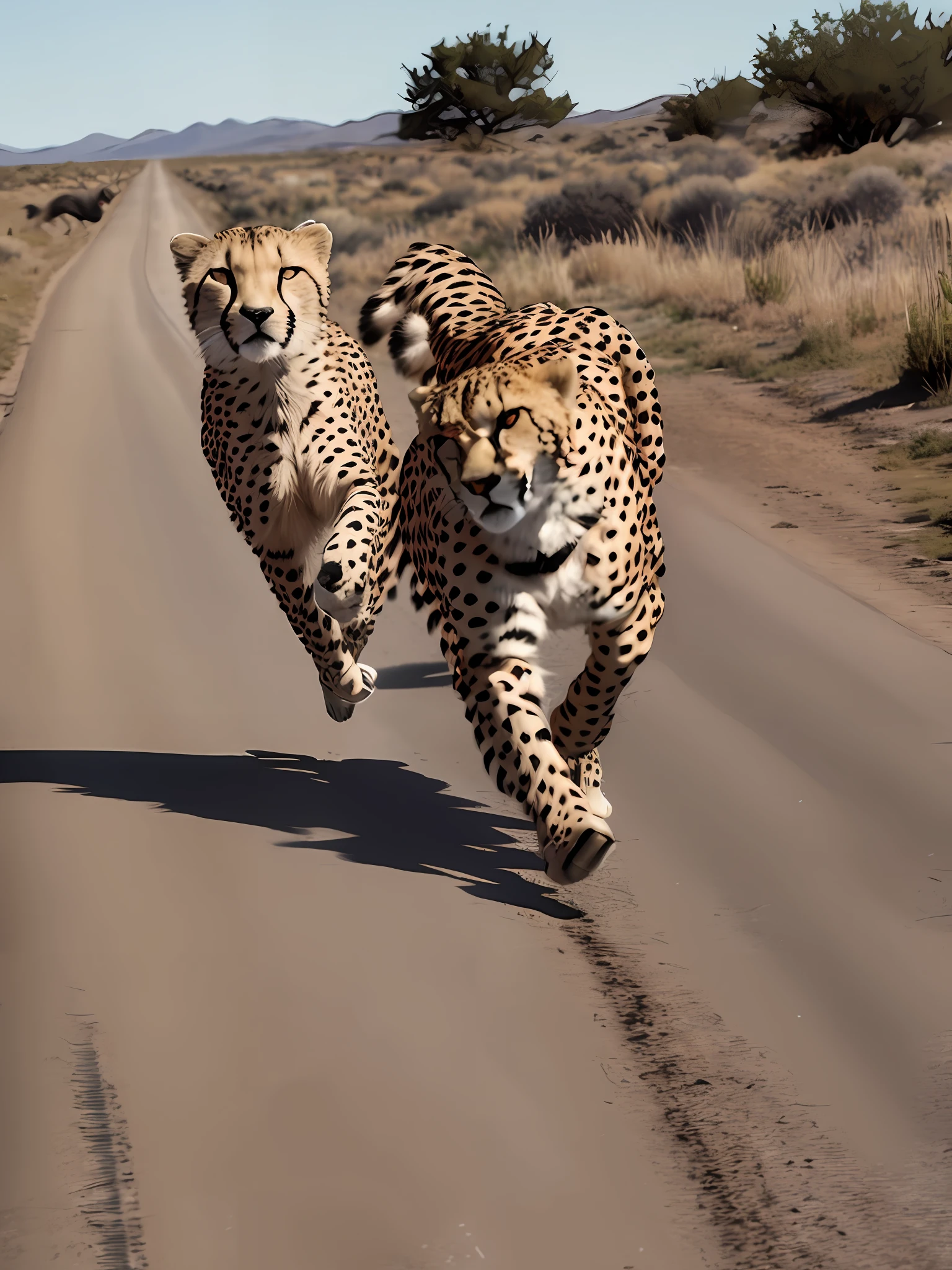 Cheetah running