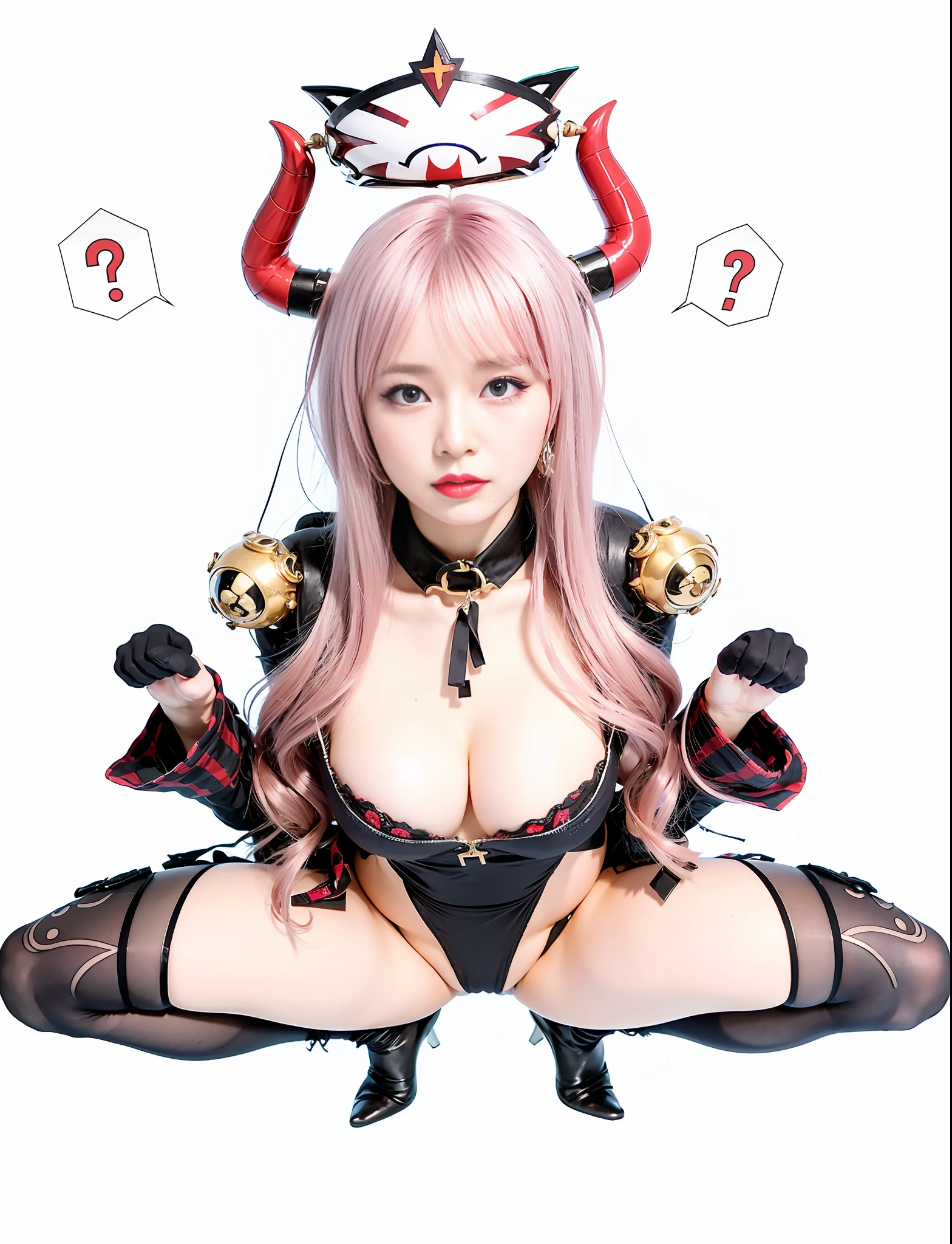 (Best Quality, 8k, 32k, Masterpiece, UHD:1.2), 1 Girl, Beautiful Japan Woman,(thighhigh), Black Hair Long