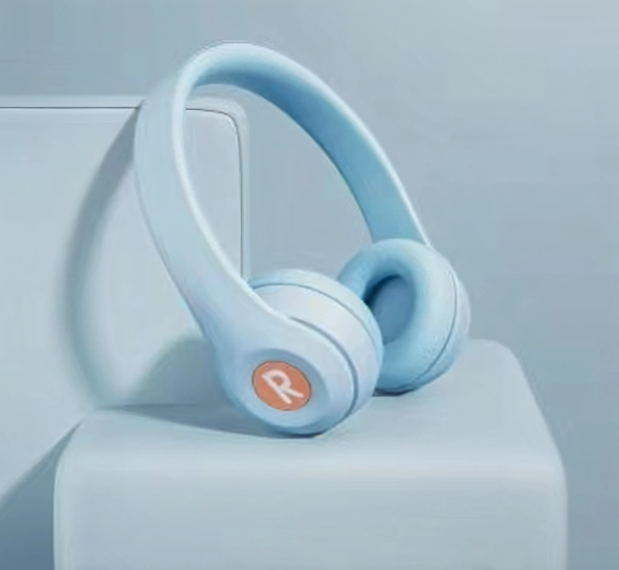 a close up of a pair of headphones on a white surface, headphones, floating headsets, headset, with head phones, with headphones, headphones on, 6 k, 6k, earphones, 9k, earbuds, 9 k, headphones dj rave, fan favorite, gaming headset, dreamy, 8k, 8 k, hairband, pink headphones, promo art, fashionable --auto --s2
