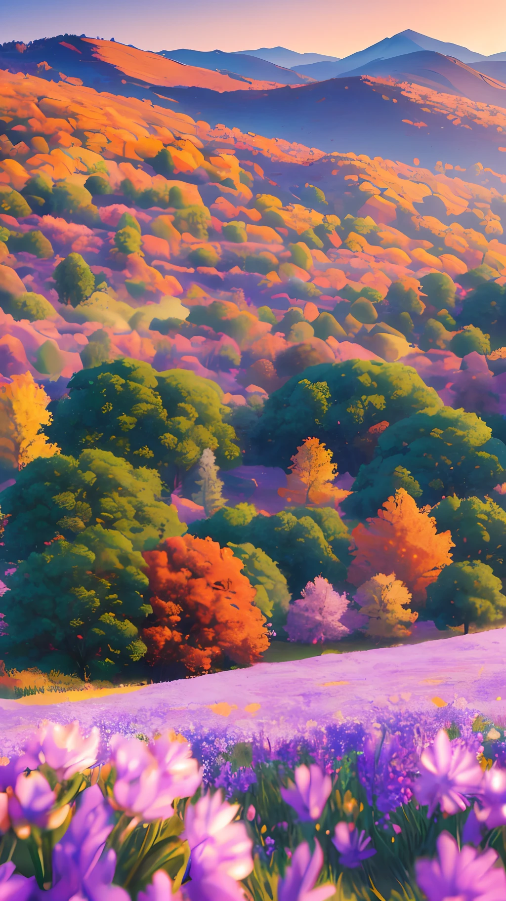Masterpiece, best quality, high quality, highly detailed CG unity 8k wallpaper beautiful landscape oil painting, award winning photography, bokeh, depth of field, HDR, bloom, chromatic aberration, photorealistic, very detailed, trending on artstation, trending on CGsociety , complex, high detail, dramatic, midway art and masterpiece, best quality, high quality, extremely detailed CG unity 8k wallpaper lush winter landscape with rolling green hills stretching towards the horizon, dotted with pink, yellow Wildflowers and Purples, Volumetric Lighting and Masterpiece, Best Quality, High Quality, Extremely Detailed CG Unity 8k Wallpaper Tranquil Autumn Landscape Surrounded by Golden, Fiery Red and Burnt Orange Trees. The clean air is laced with the sweet aroma of fallen leaves and wood smoke. The ground is covered with golden leaves that rustle underfoot. In the distance a golden mountain rises, volumetric lighting and masterpiece, best quality, high quality, extremely detailed CG unity 8k wallpaper stunning winter landscape covered in a golden mantle, creating a sparkling The world of white and gold. Tall evergreens tall and proud, their branches crushed by heavy snow, volumetric lighting and masterpiece, best quality, high quality, extremely detailed CG unity 8k wallpapers of vibrant spring landscapes full of new life and colors. Rolling hills covered in a green carpet, dotted with delicate wildflowers in shades of pink, purple and yellow, stereoscopic lighting --auto --s2