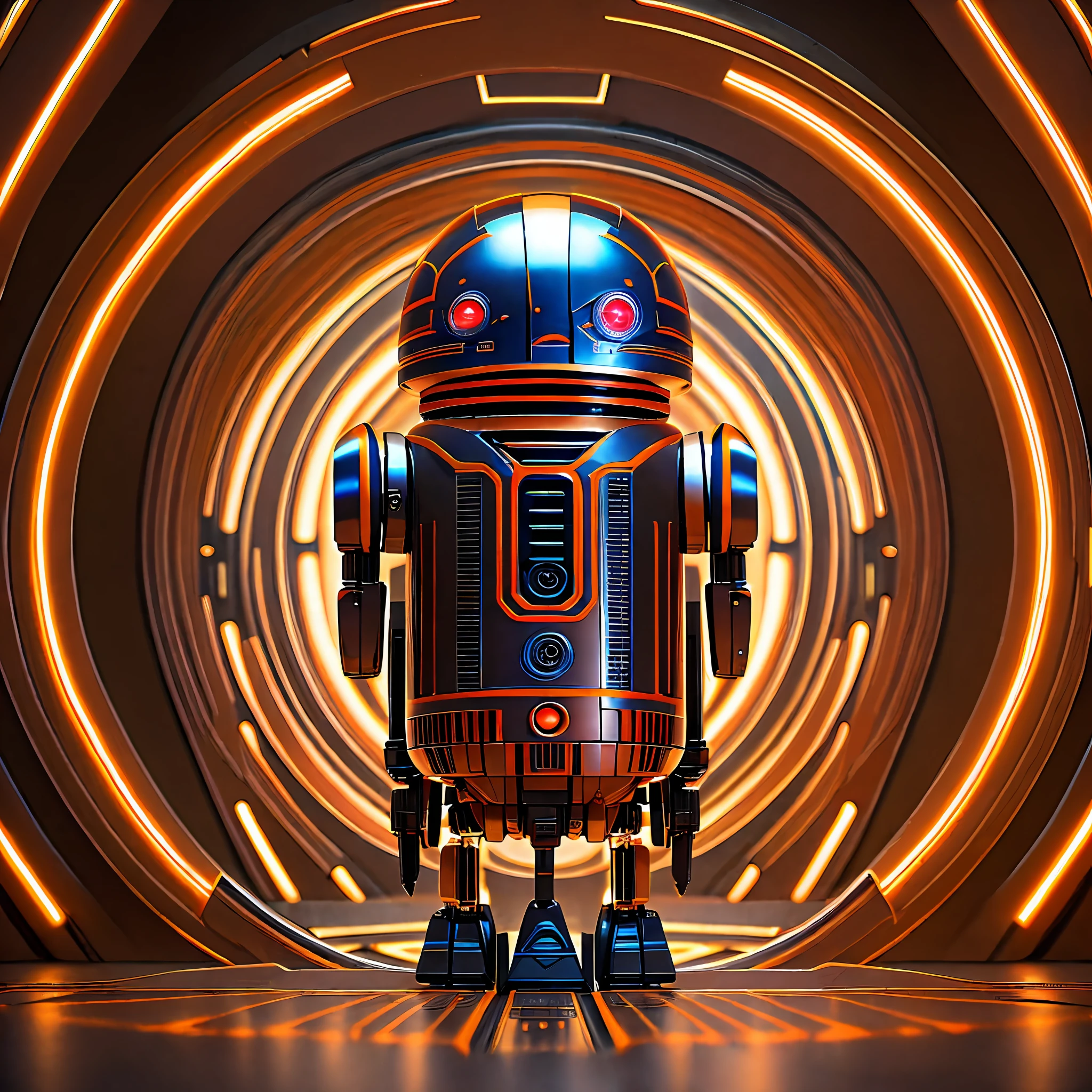 (Best quality),(masterpiece),(ultra detailed),(4k resolution),(extremely detailed) digital art, sci-fi, droid, organic diorama, organic lines, hyper realistic, minimalism, 3D render, macro lense, symmetrical
