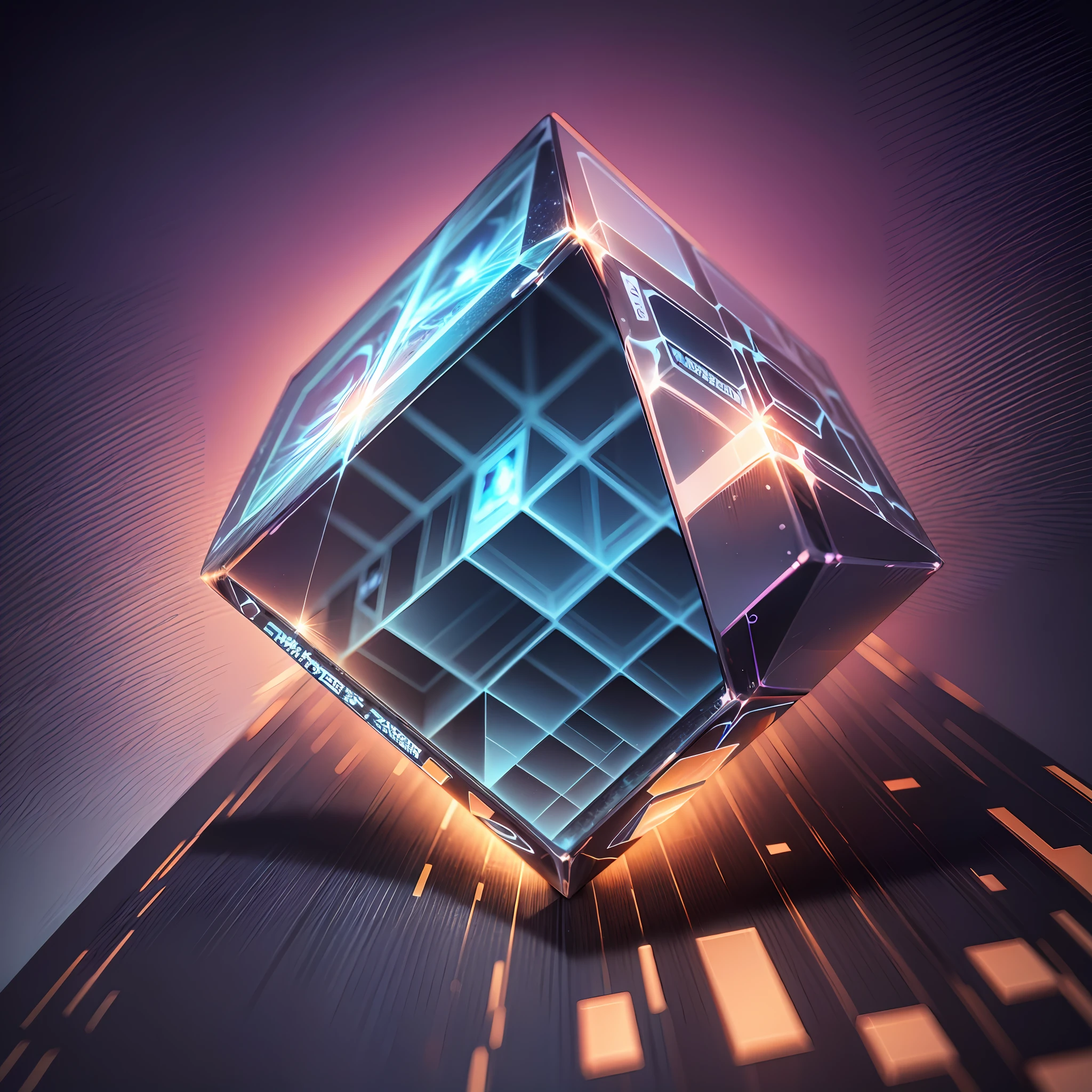 Tesseract 4D, hyperrealism, photo, HD, 8K, perfect. --auto --s2