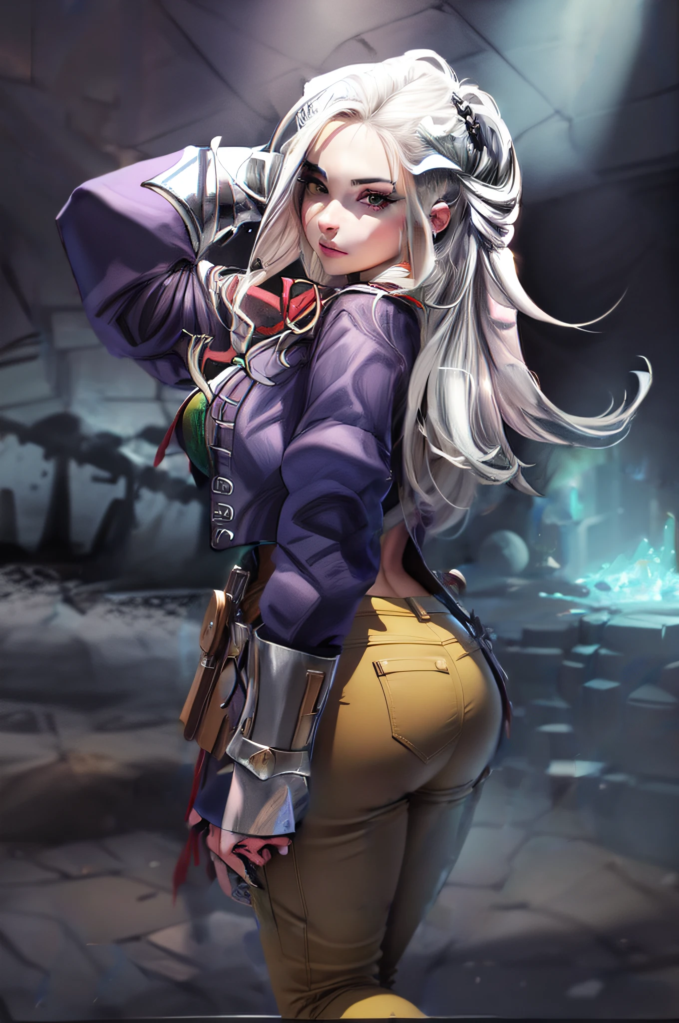 draw the female iron gauntlet