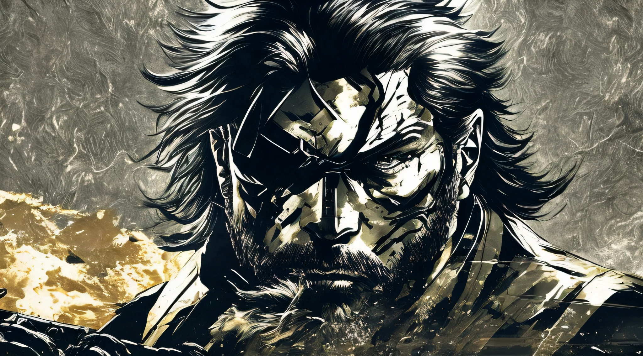 metal gear solid,metal gear,solid snake,mission,night,pistol,magnum,black suit,business suit,night mountain background --auto --s2