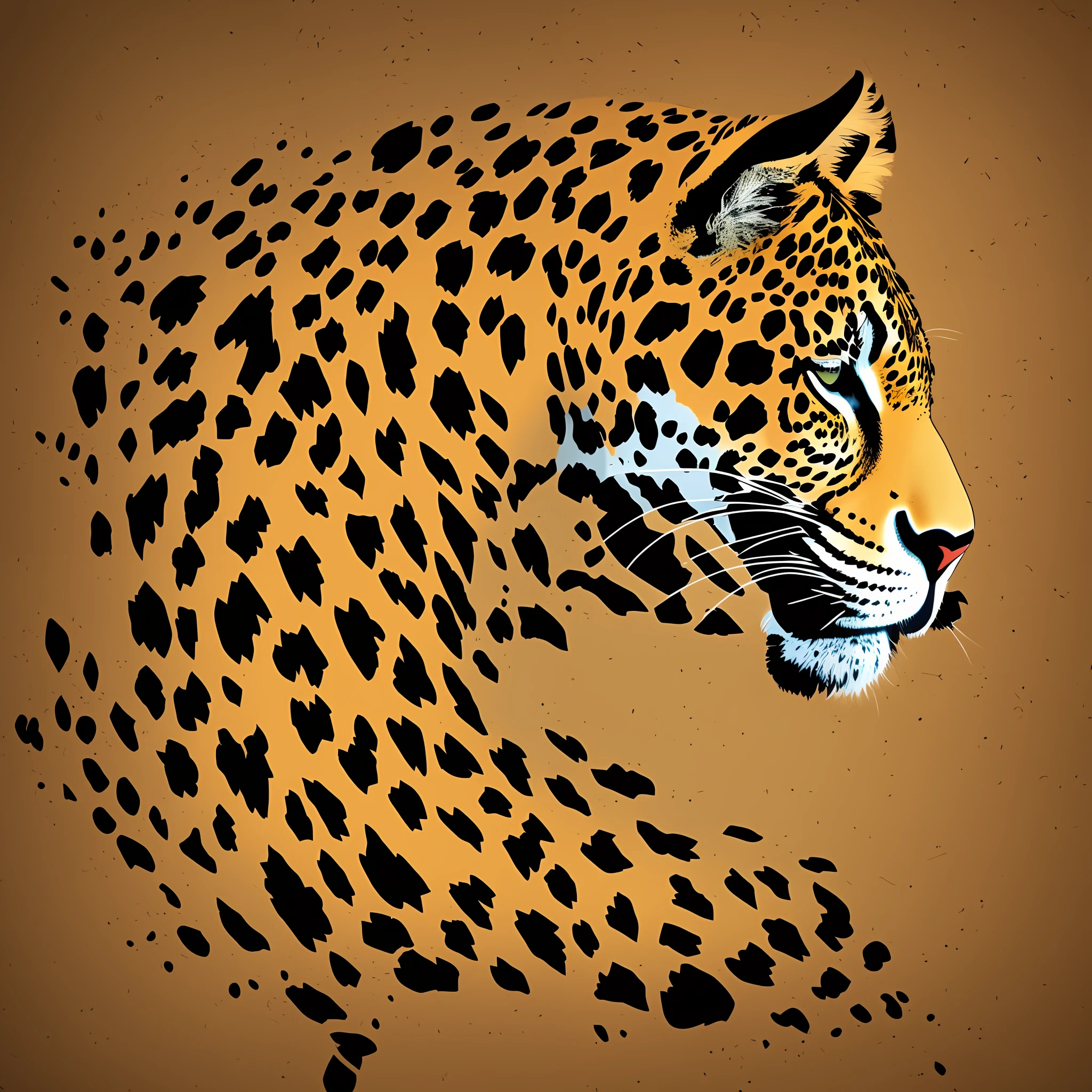 Create a logo with Animal Typography of a jaguar --auto --s2