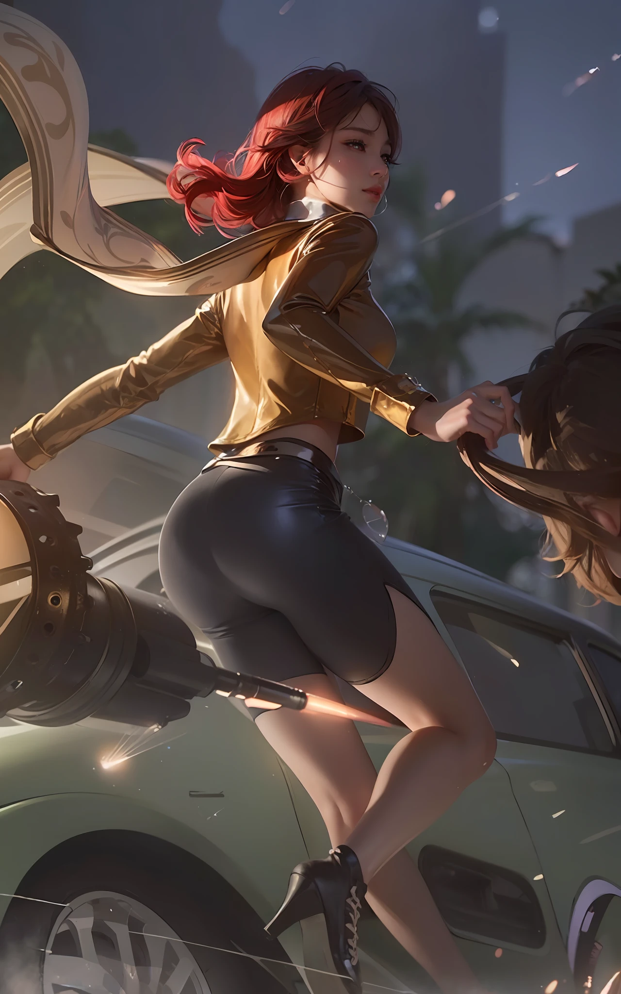 (8k, RAW photo, photorealistic:1.25) ,( lipgloss, eyelashes, gloss-face, glossy skin, best quality, ultra highres, depth of field, chromatic aberration, caustics, Broad lighting, natural shading,Kpop idol) looking at viewer with a serene and goddess-like happiness,