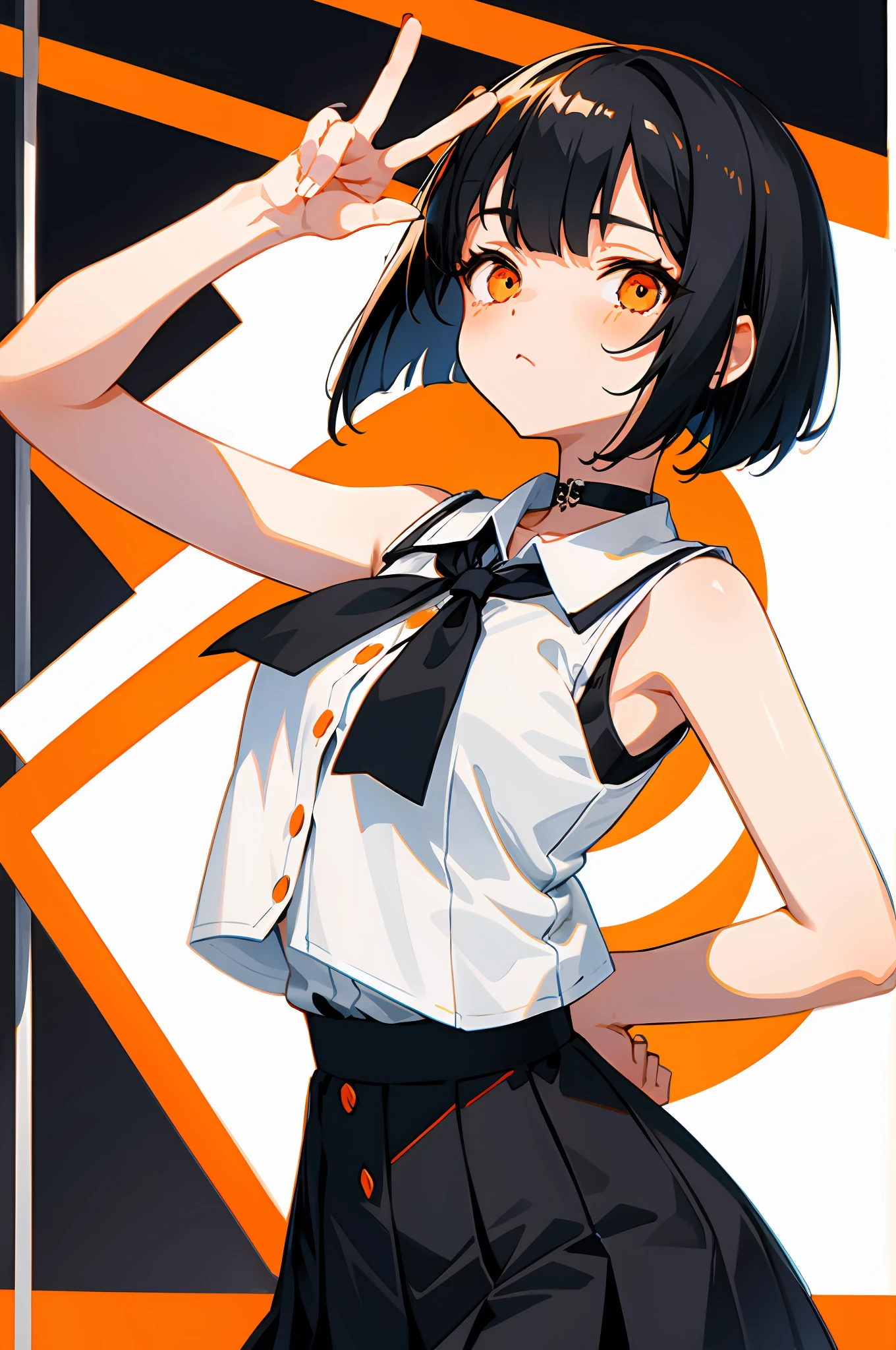 peace sign, detailed hands