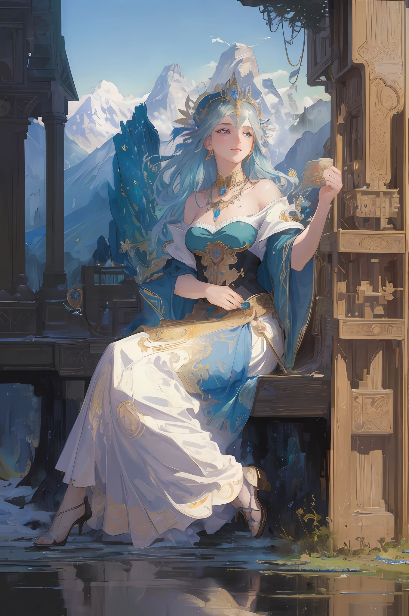 Erase hands, draw backgrounds in detail
