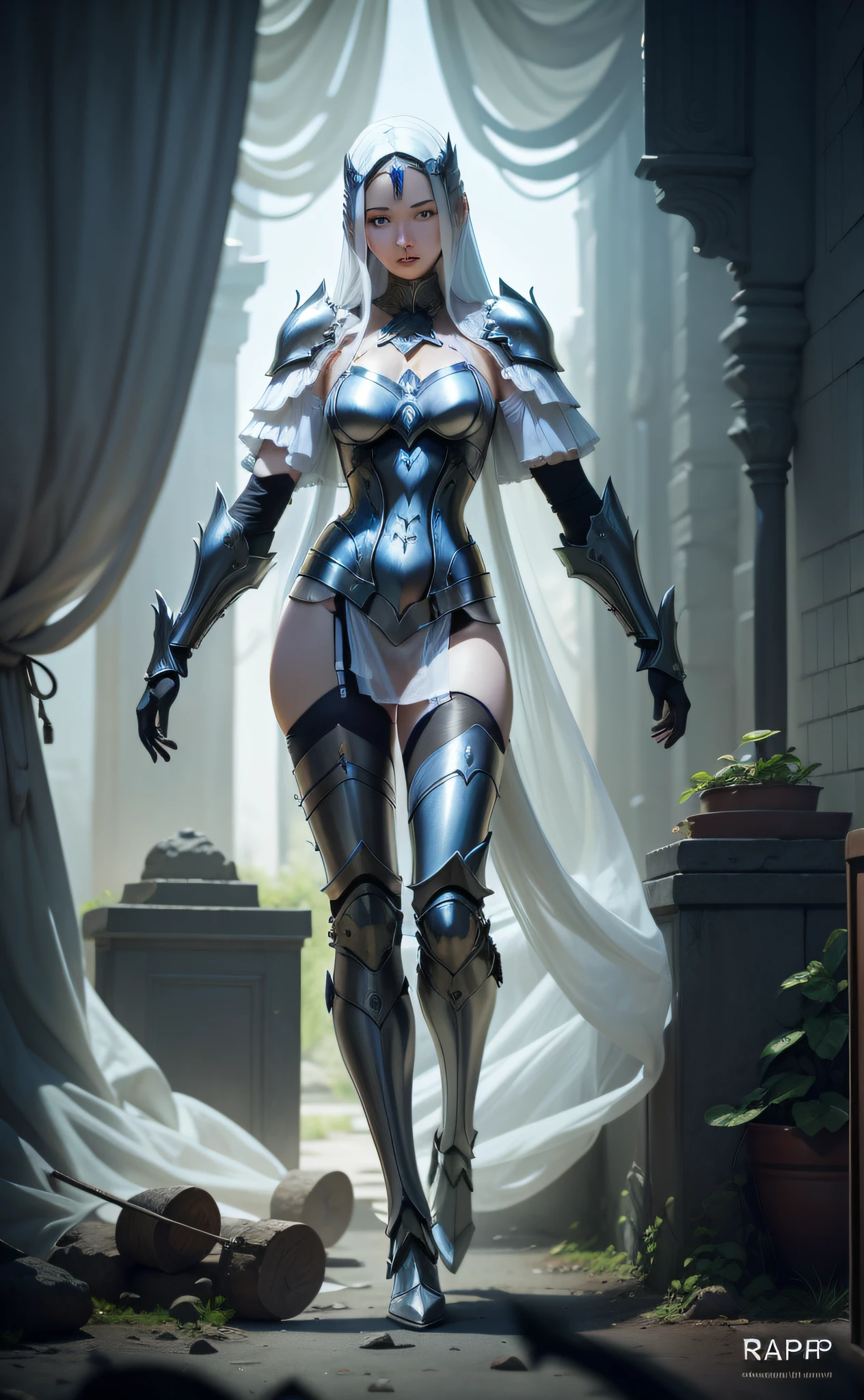 rapa more transparent -- make a more delicate face -- less armor --auto --s2