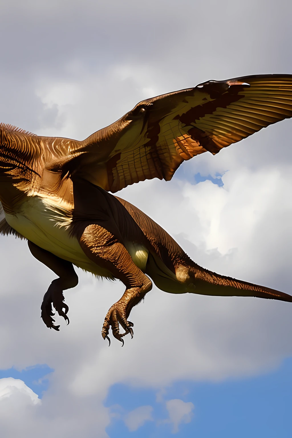 A Tyrannosaurus rex that can fly