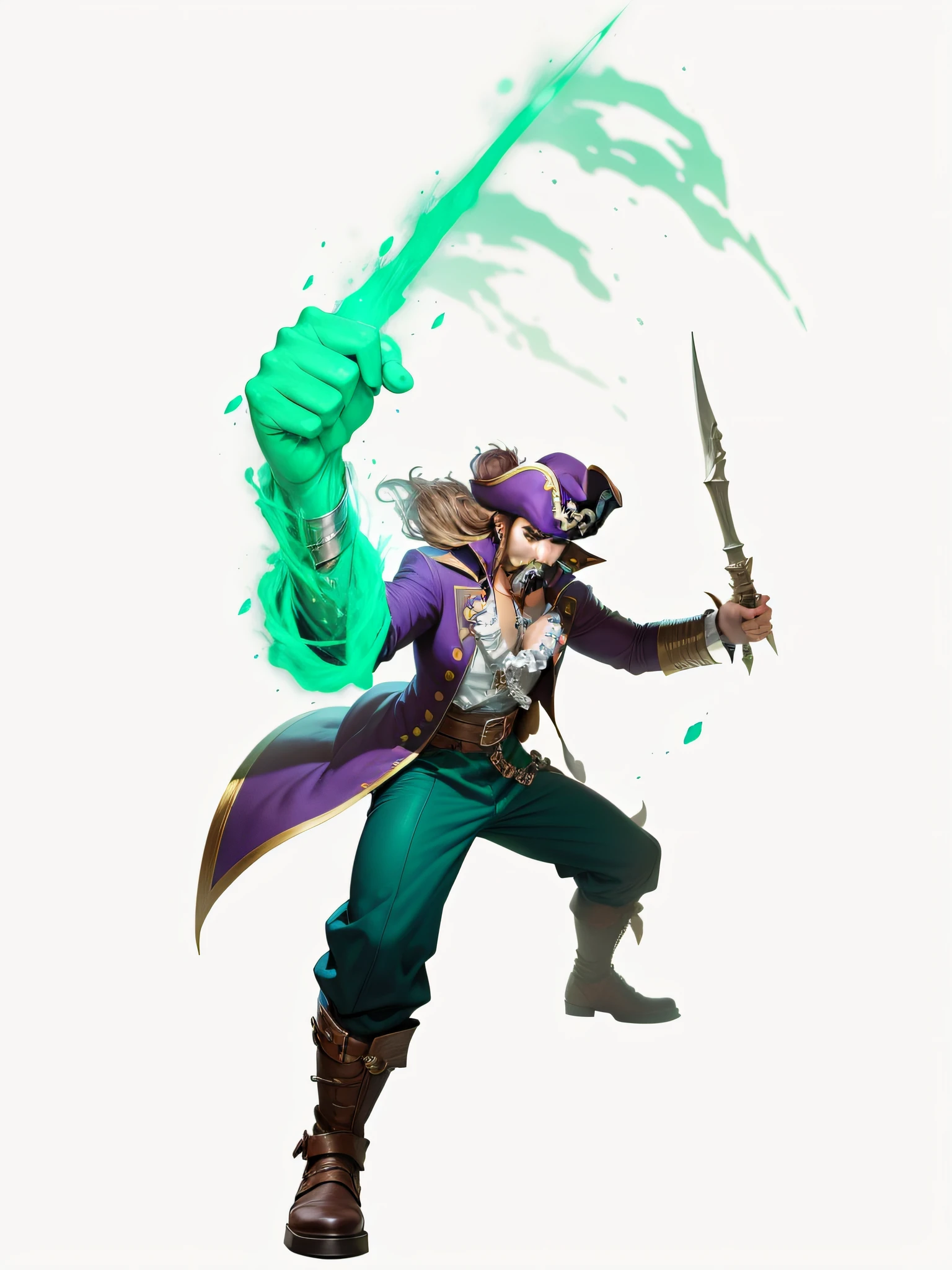 marvel style, handsome man, pirate, color perfectly --auto --s2