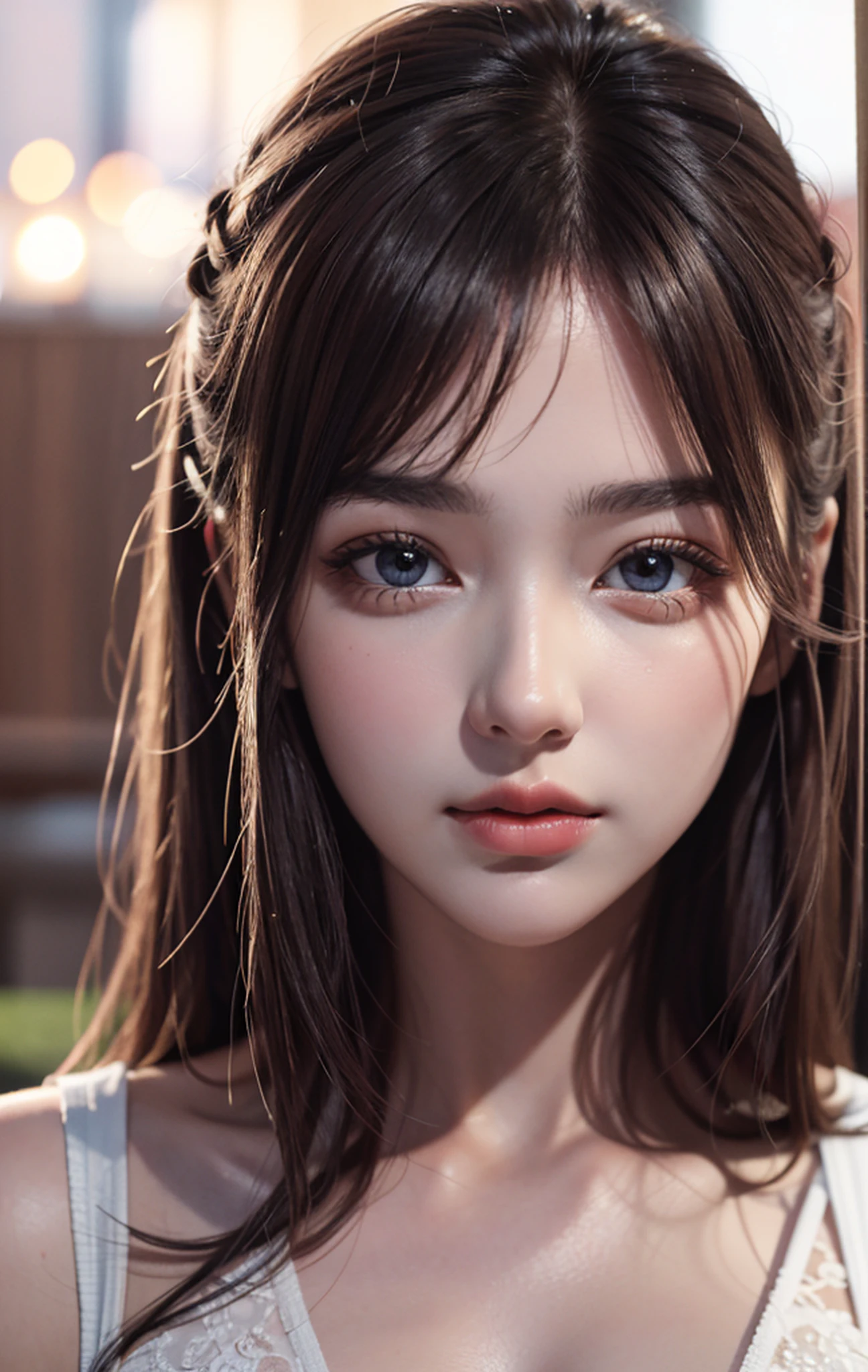 Best Quality, Masterpiece, Ultra High Resolution, (Realistic: 1.4), Original Photo, Side Light, Fine Beautiful Eyes: 1.2, Masterpiece* Portrait, Realism, 1 Girl, Ultra Detailed