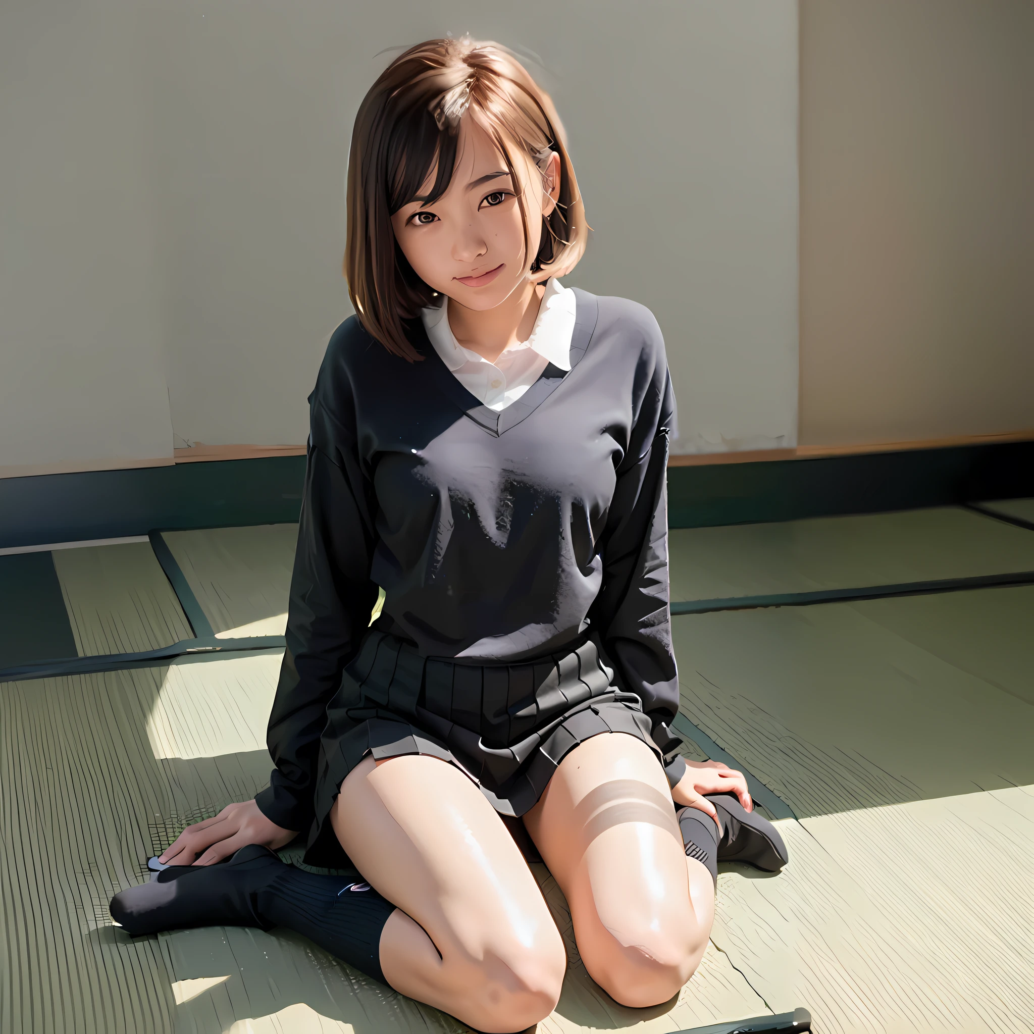 Plain black socks