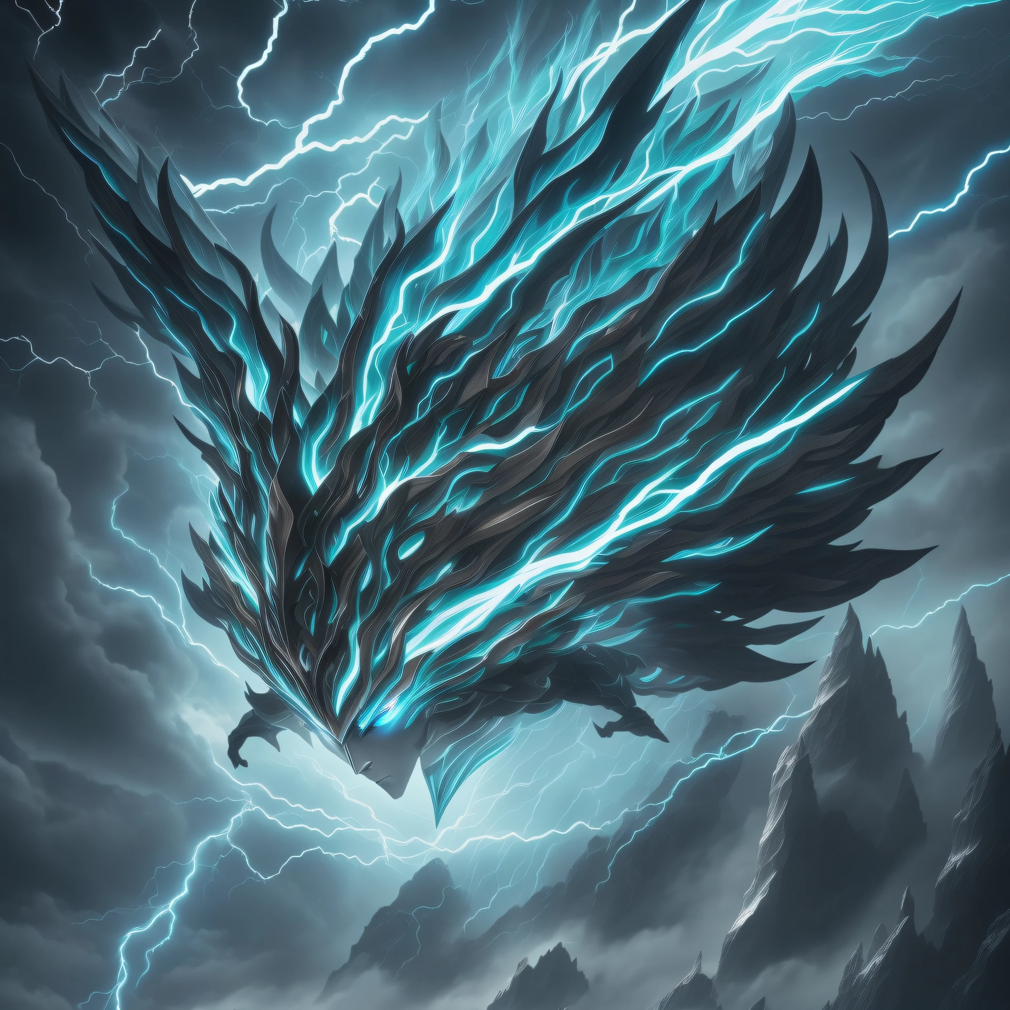 Elemental of the Windstorms is a powerful creature that has the ability to control winds and storms, being able to create hurricanes and tornadoes with a simple movement. Its appearance is unique, with skin reminiscent of stormy clouds and eyes that glow like lightning. He is a legendary figure, present in many cultures and ancient stories.