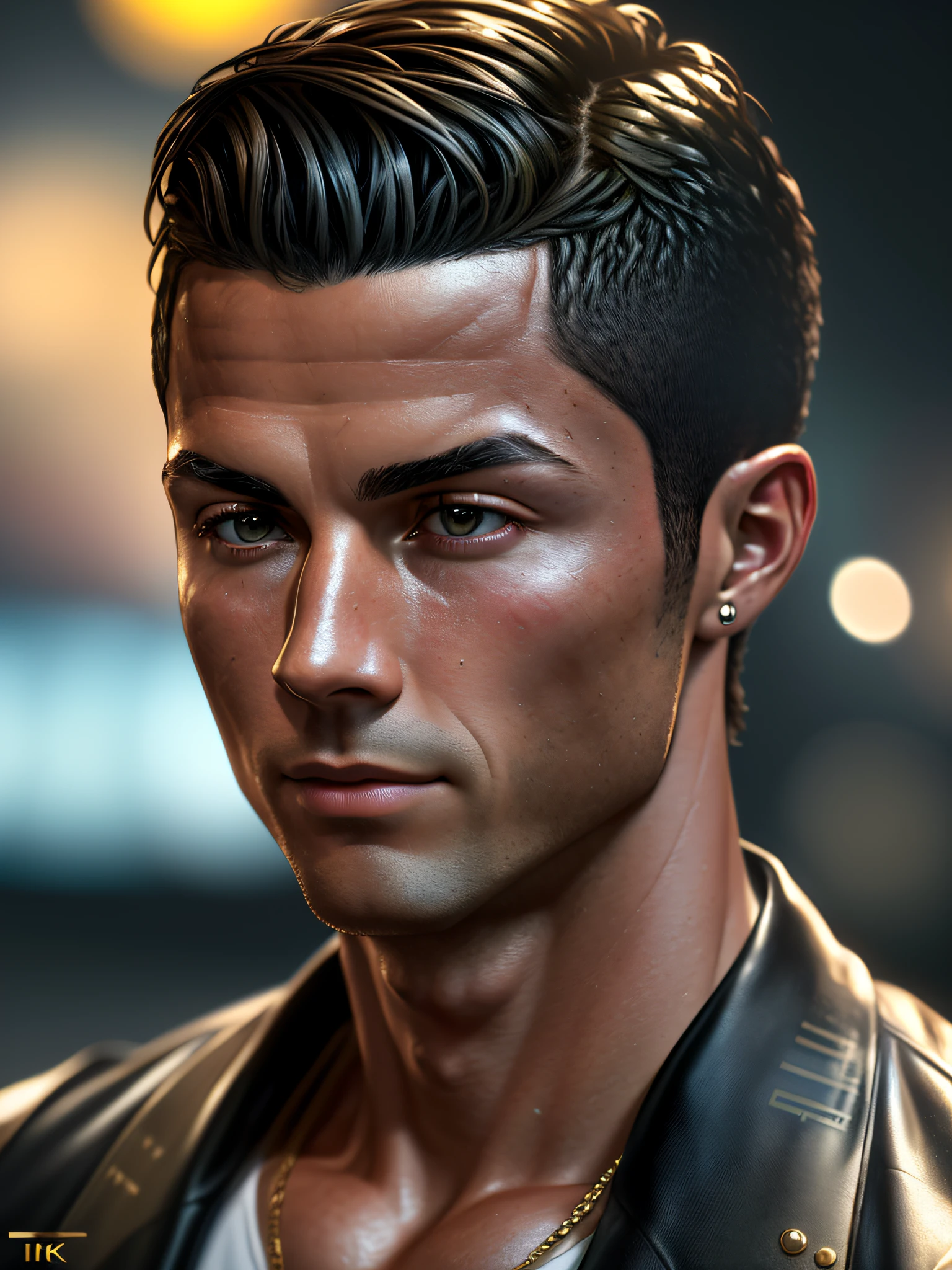 cristiano ronaldo , (photographic realistic style) (masterpiece:1.2) (bokeh) (best quality) (detailed skin) (detailed texture) (8k) (claymation) (cinematic lighting) (sharp focus, Social realism, Realism, ray tracing, reflection light, high quality, high details, super detail, 8k, 16k, best quality