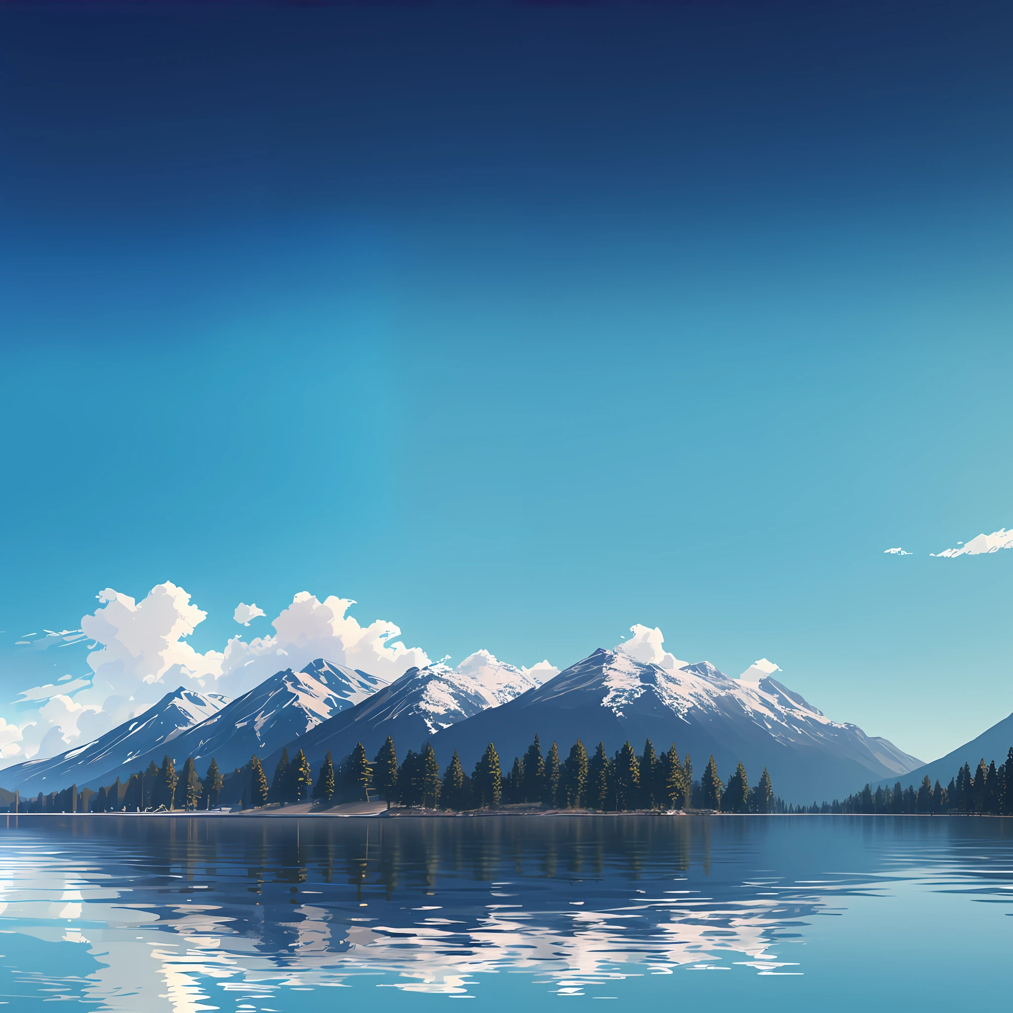 mountains are reflected in the water of a lake with a boat, detailed scenery —width 672, anime landscape wallpaper, landscape wallpaper, vertical wallpaper, anime background, beautiful iphone wallpaper, scenery wallpaper, 4k anime wallpaper, anime art wallpaper 8 k, anime wallpaper 4k, anime wallpaper 4 k, anime landscape, 4 k vertical wallpaper, 4k vertical wallpaper