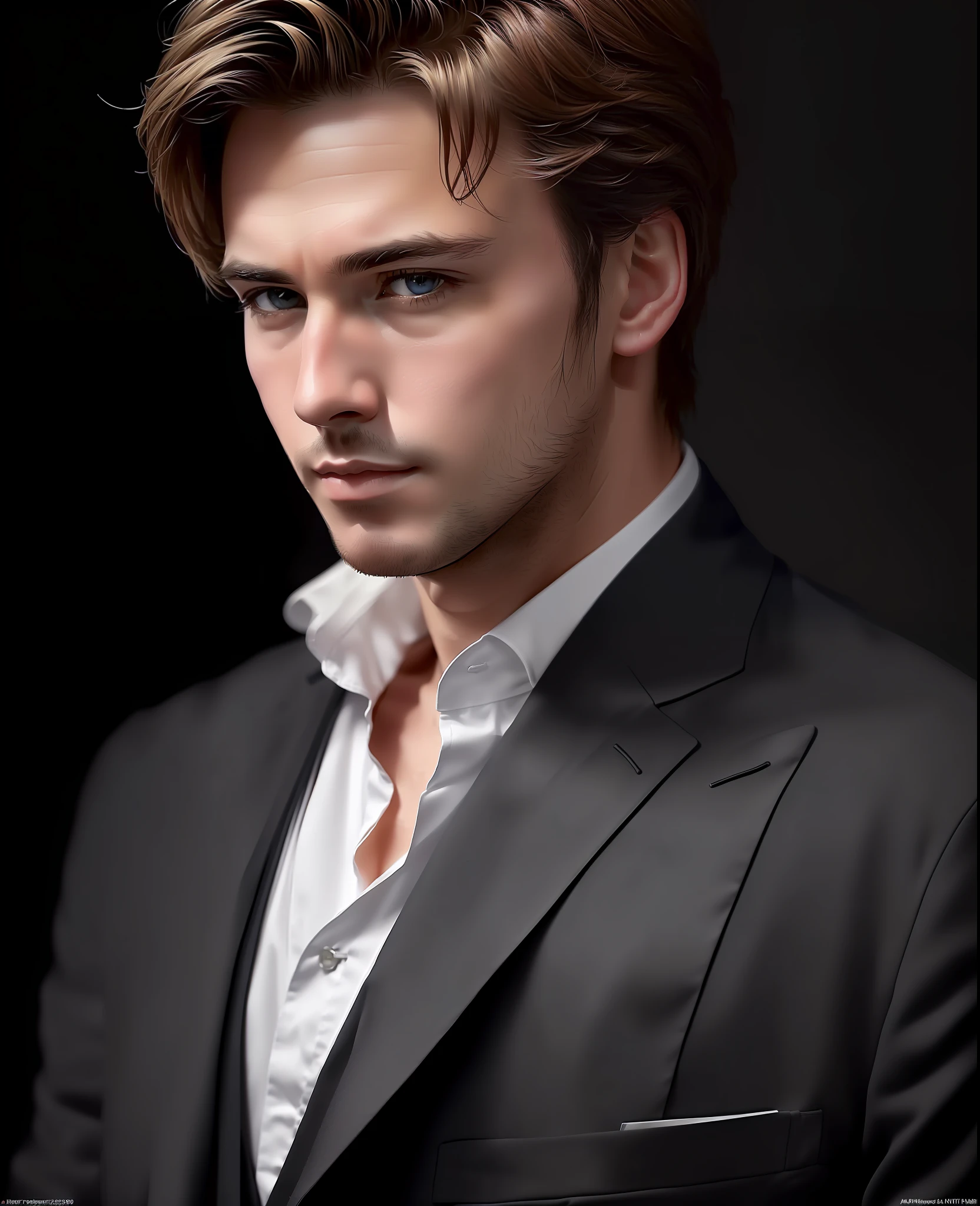 an award winning photograph of a (handsome man:1.1), detailed, trending on artstation