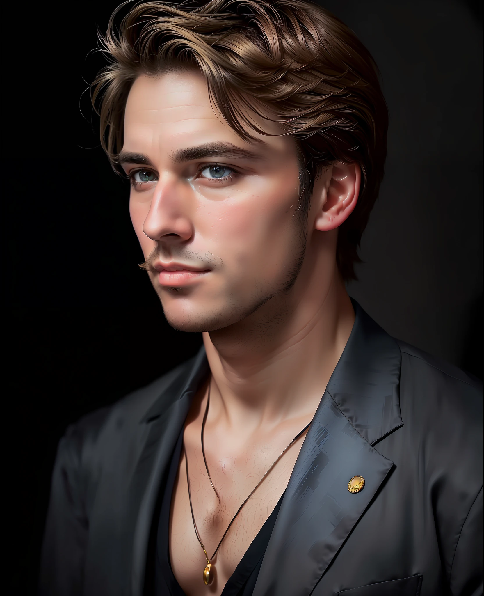 an award winning photograph of a (handsome man:1.1), detailed, trending on artstation