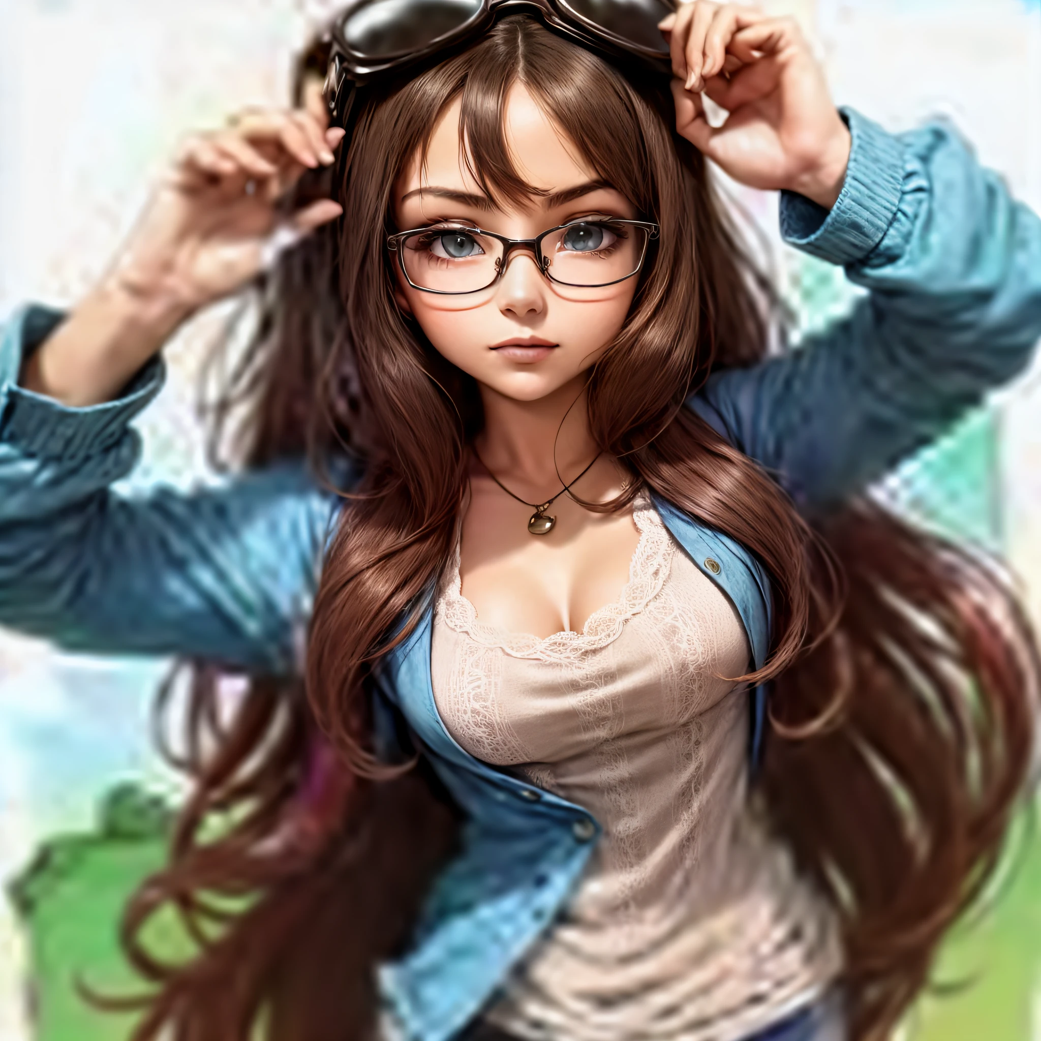 1girl, glasses --auto --s2