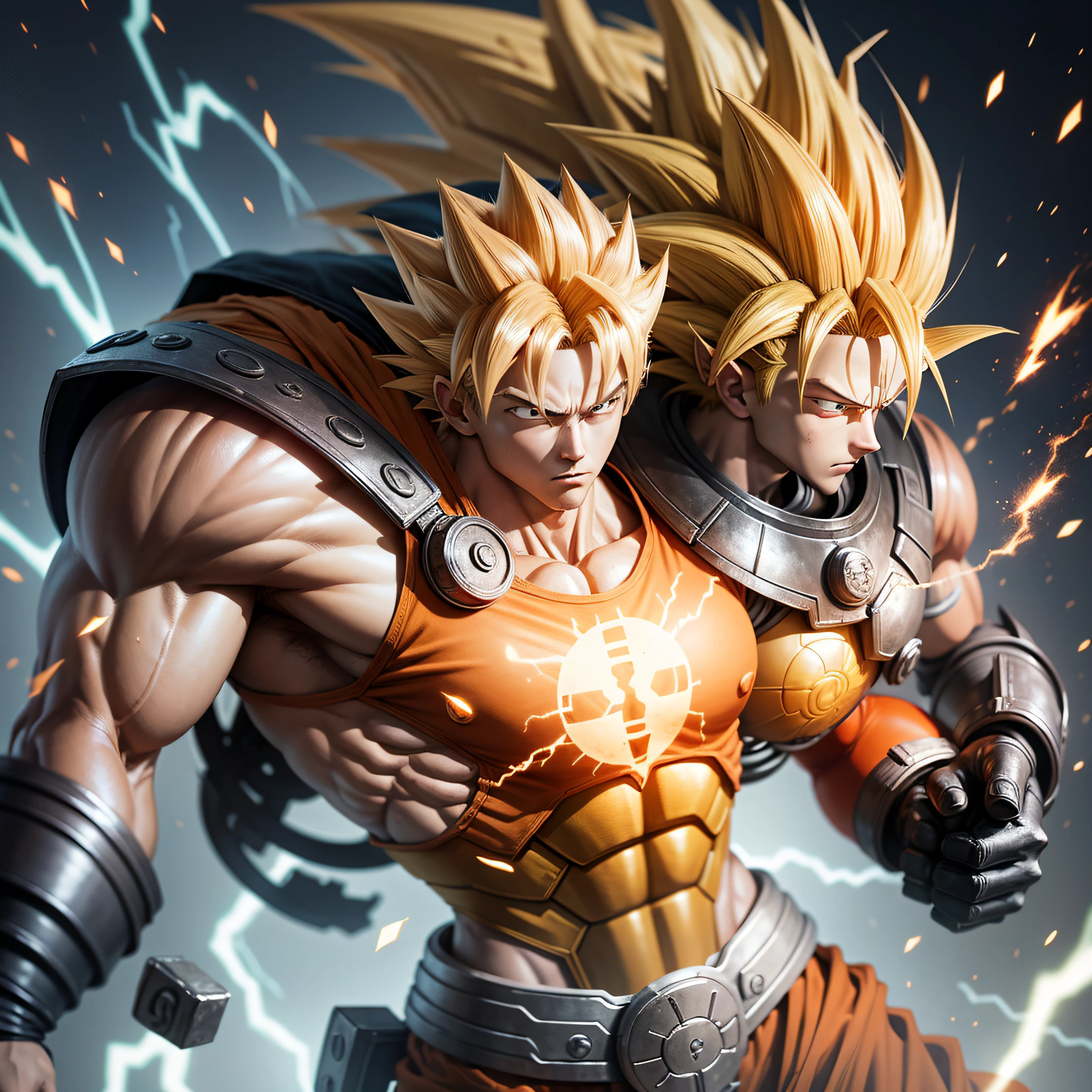 Goku and Saitama Iron Arm --auto --s2