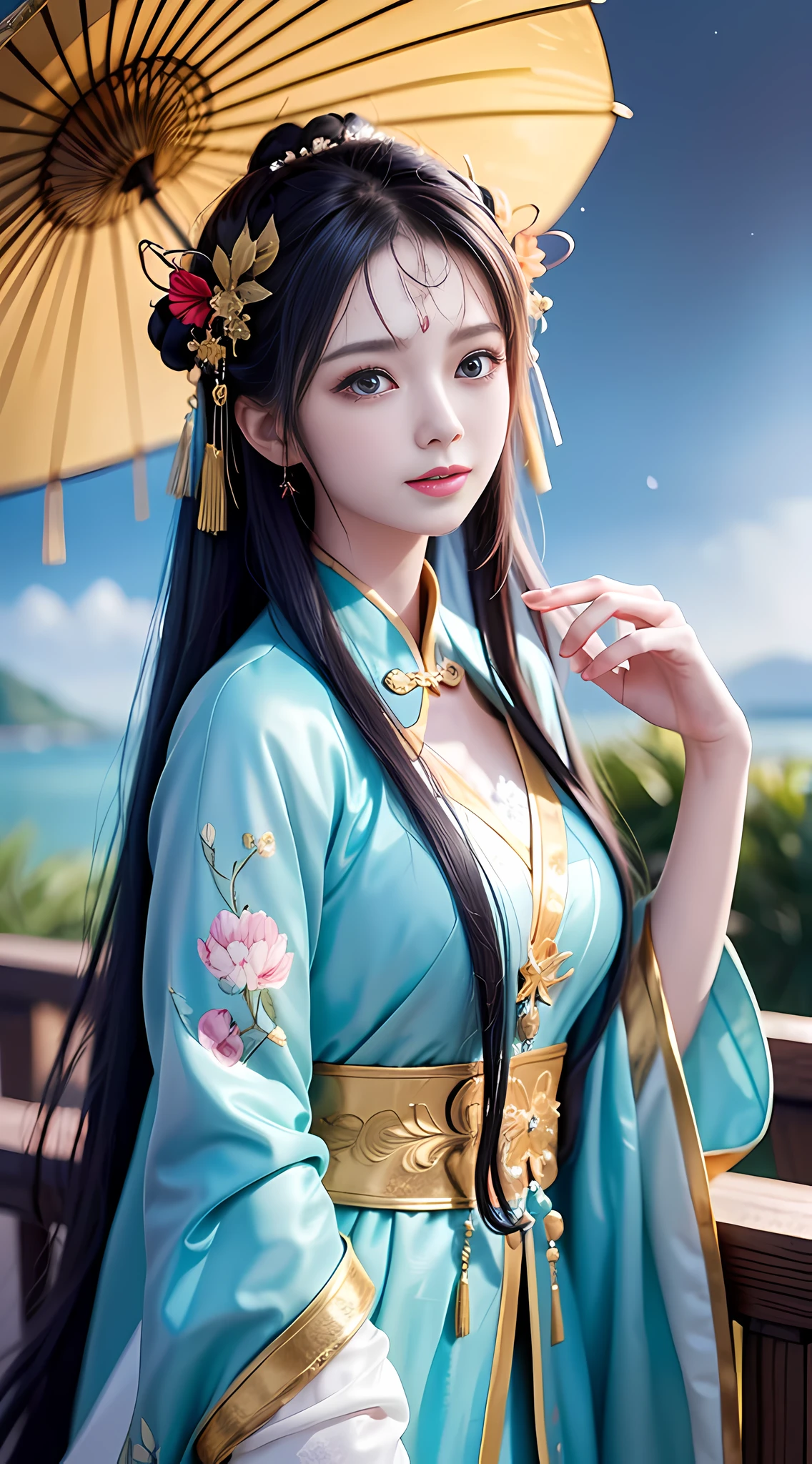 (8k, RAW photo:1.2),best quality, ultra high res,dramatic angle,(fluttered detailed color splashs), (illustration),(((1 girl))),(long hair),(rain:0.9),(hair ornament:1.4),there is an ancient palace beside the girl,chinese clothes,(focus on), color Ink wash painting,(color splashing),colorful splashing,(((colorful))),(sketch:0.8), Masterpiece,best quality, beautifully painted,highly detailed,(denoising:0.6),[splash ink],((ink refraction)), (beautiful detailed sky),moon,highly,detaild,(masterpiece, best quality, extremely detailed CG unity 8k wallpaper,masterpiece, best quality, ultra-detailed),(Lycoris radiata),